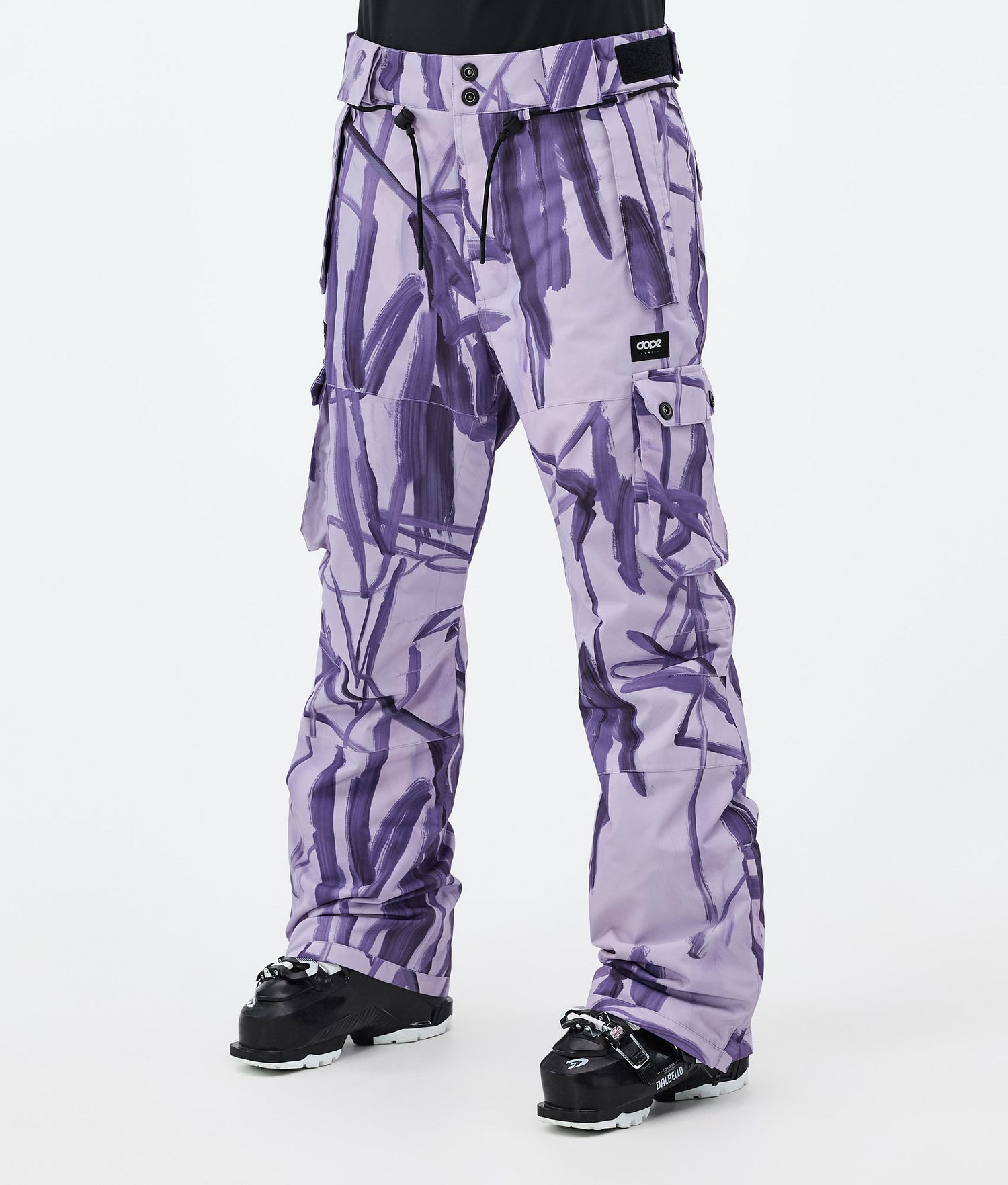 Dope Iconic W Ski Pants Women Scribble Purple Dope Iconic W Ski Pants Women Scribble Purple