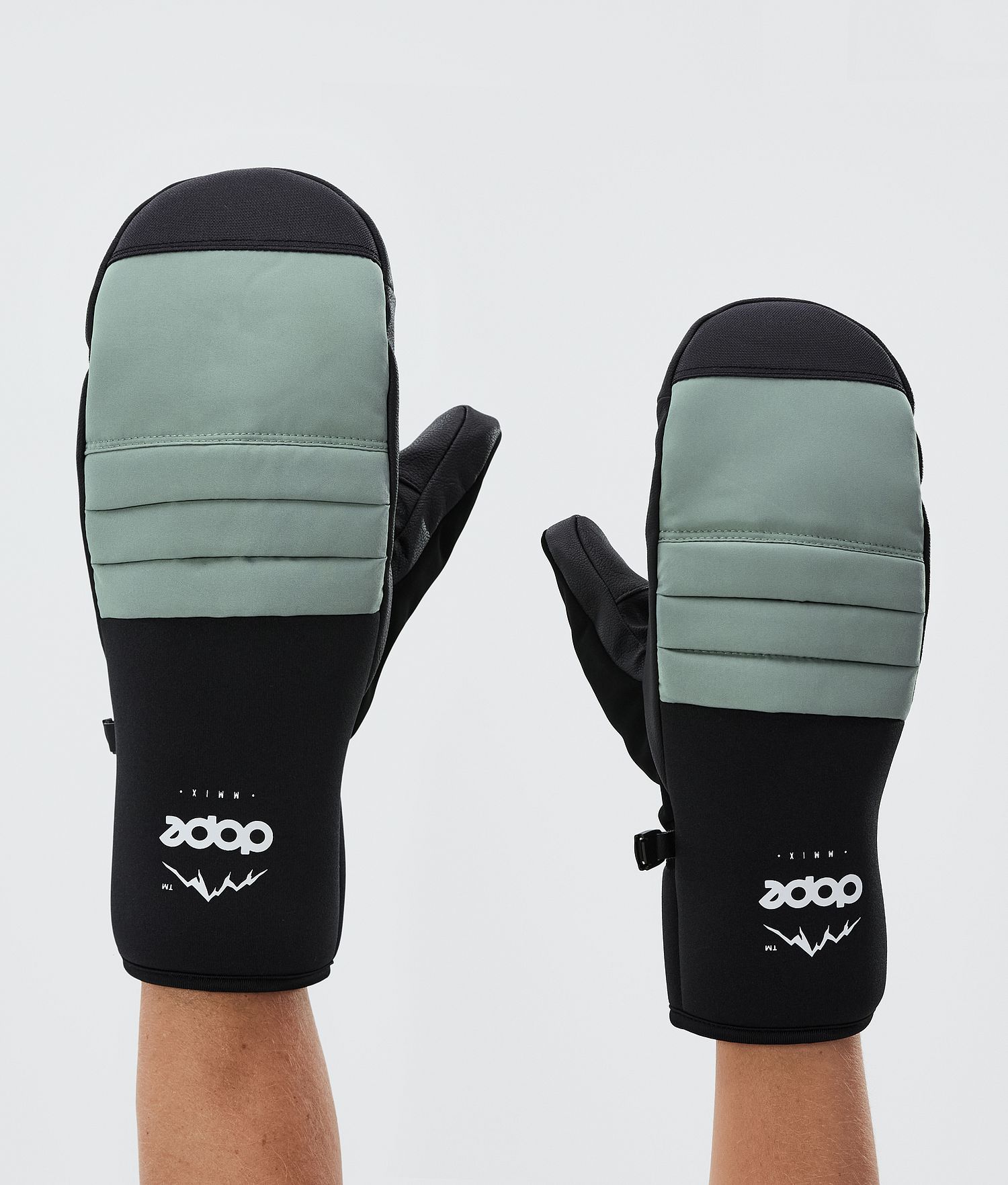 Dope Ace 22 Snow Mittens Faded Green