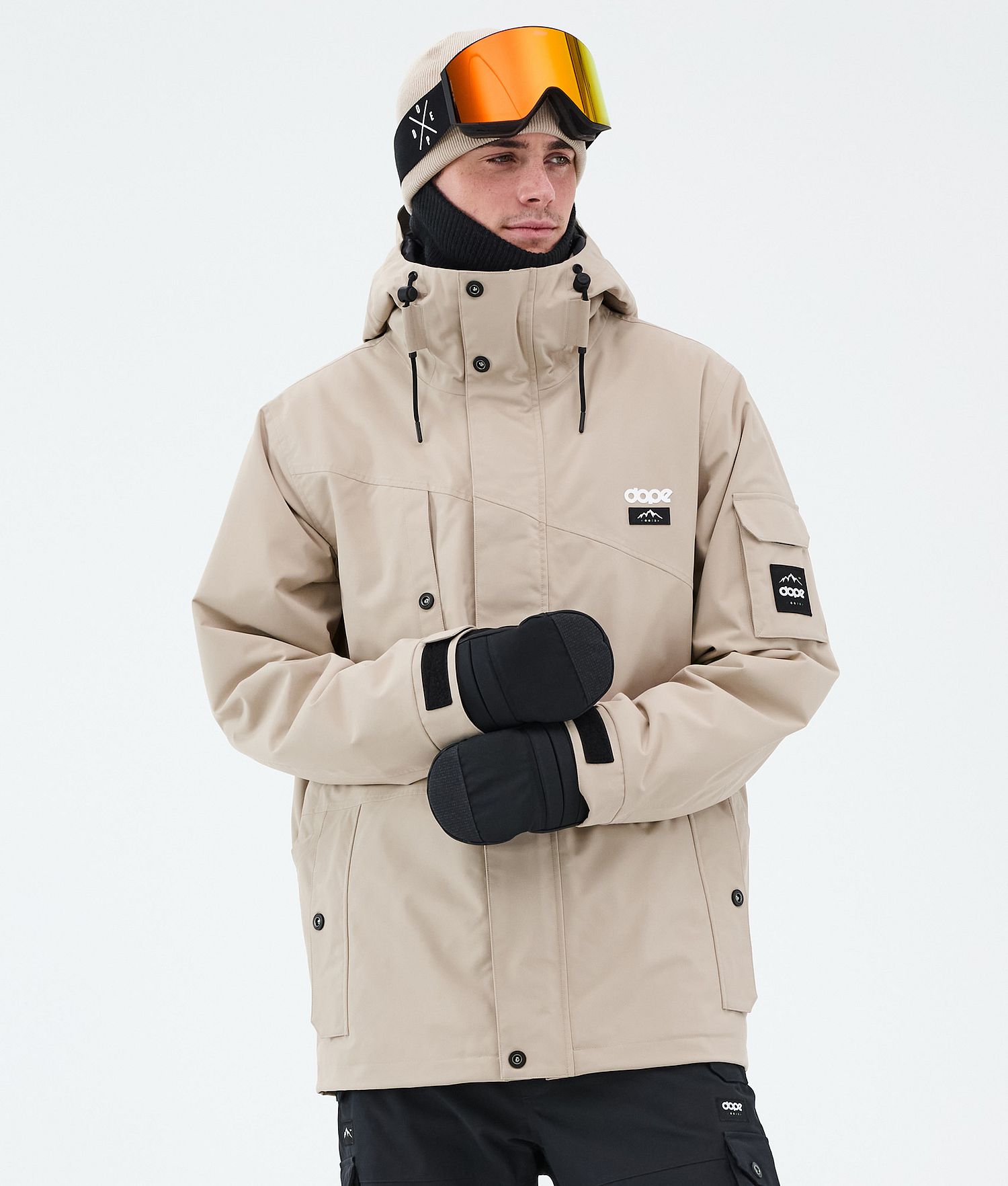 Dope Adept Ski Jacket Men Sand