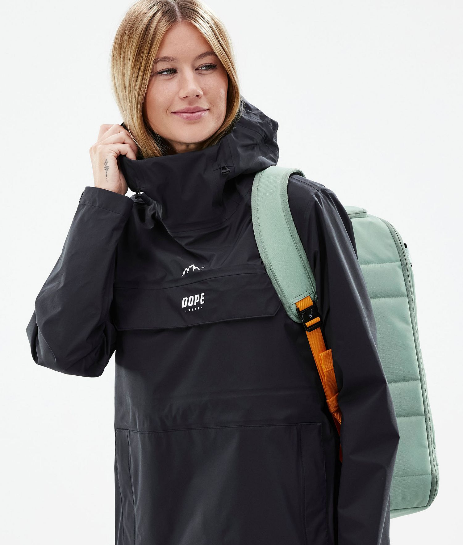 Dope Downpour W Rain Jacket Women Black