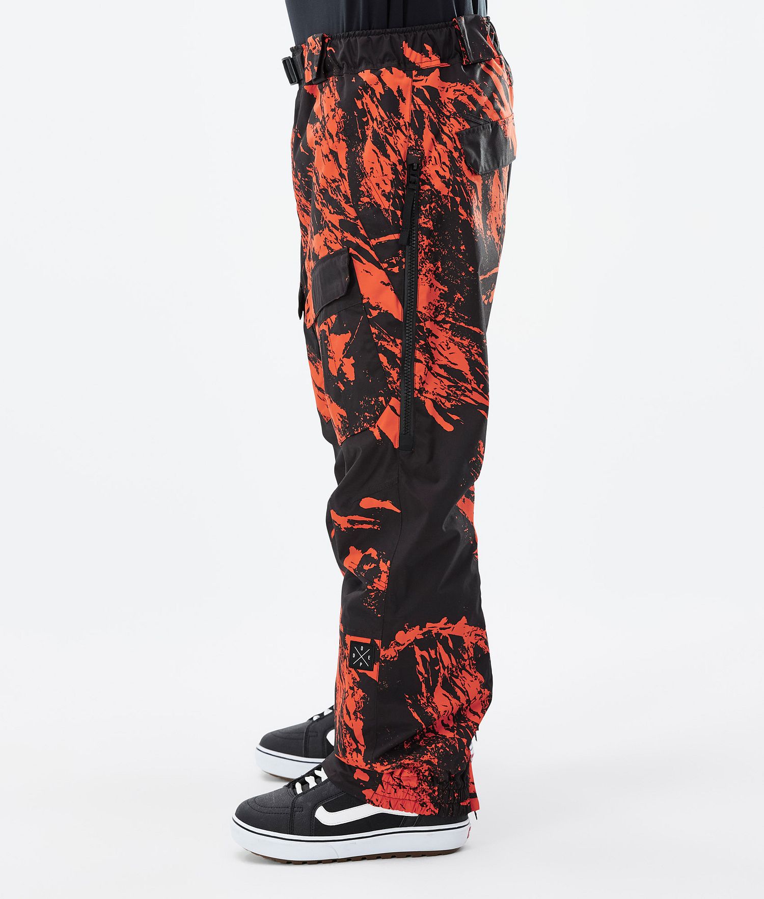 Dope Antek 22 Snowboard Pants Men Paint Orange
