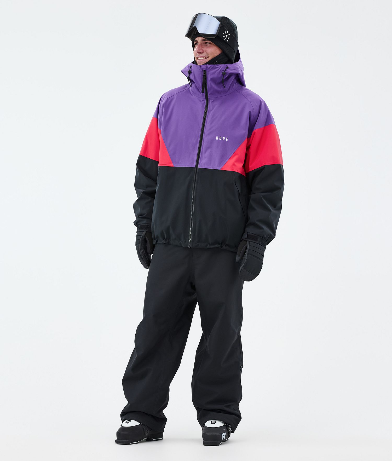 Dope Spartan Ski Jacket Men Sport Vivid Purple/Red/Black