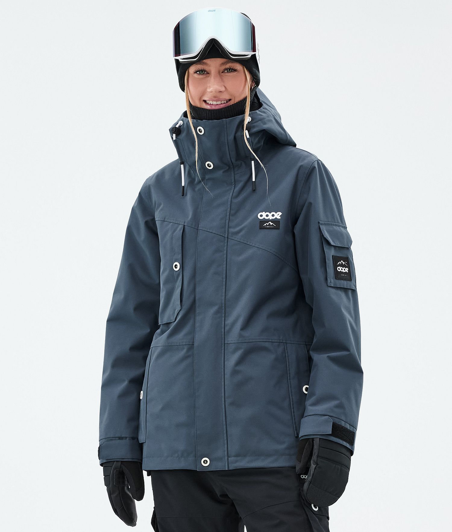 Dope Adept W Snowboard Jacket Women Metal Blue