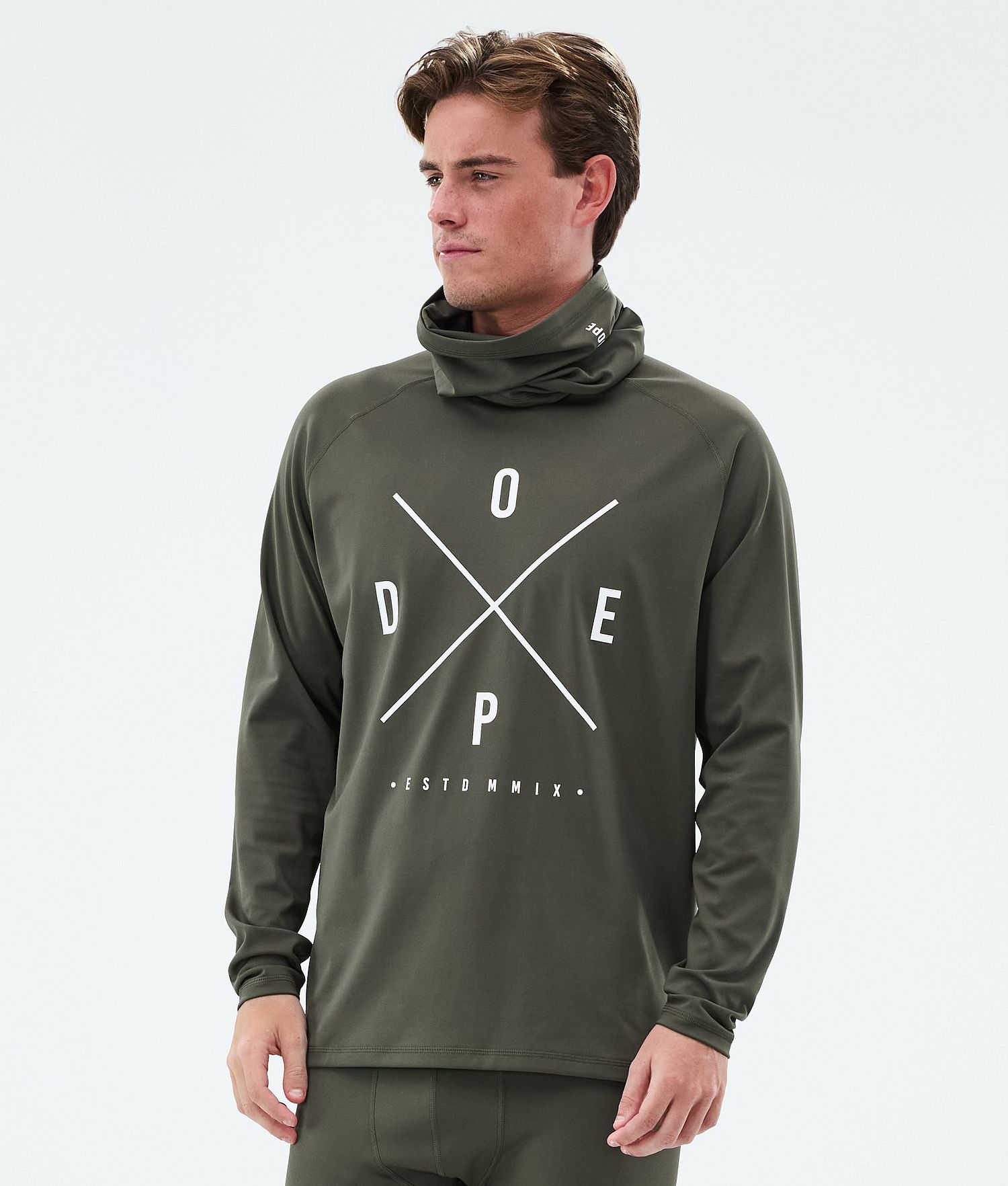 Dope Snuggle Base Layer Top Men 2X-Up Olive Green Dope Snuggle Base Layer Top Men 2X-Up Olive Green