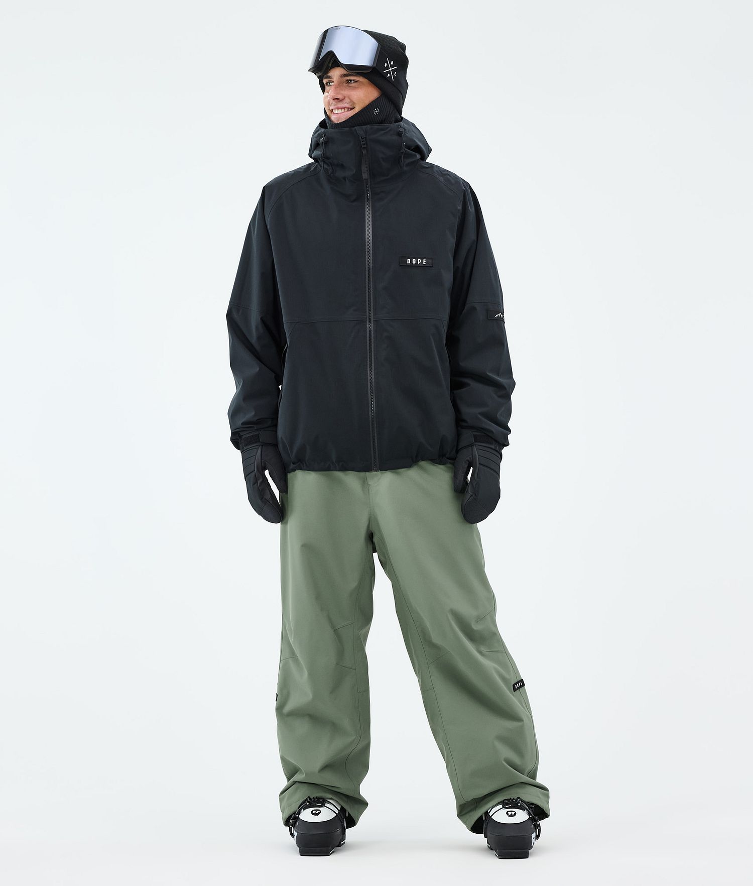 Dope Big Ski Pants Men Moss Green