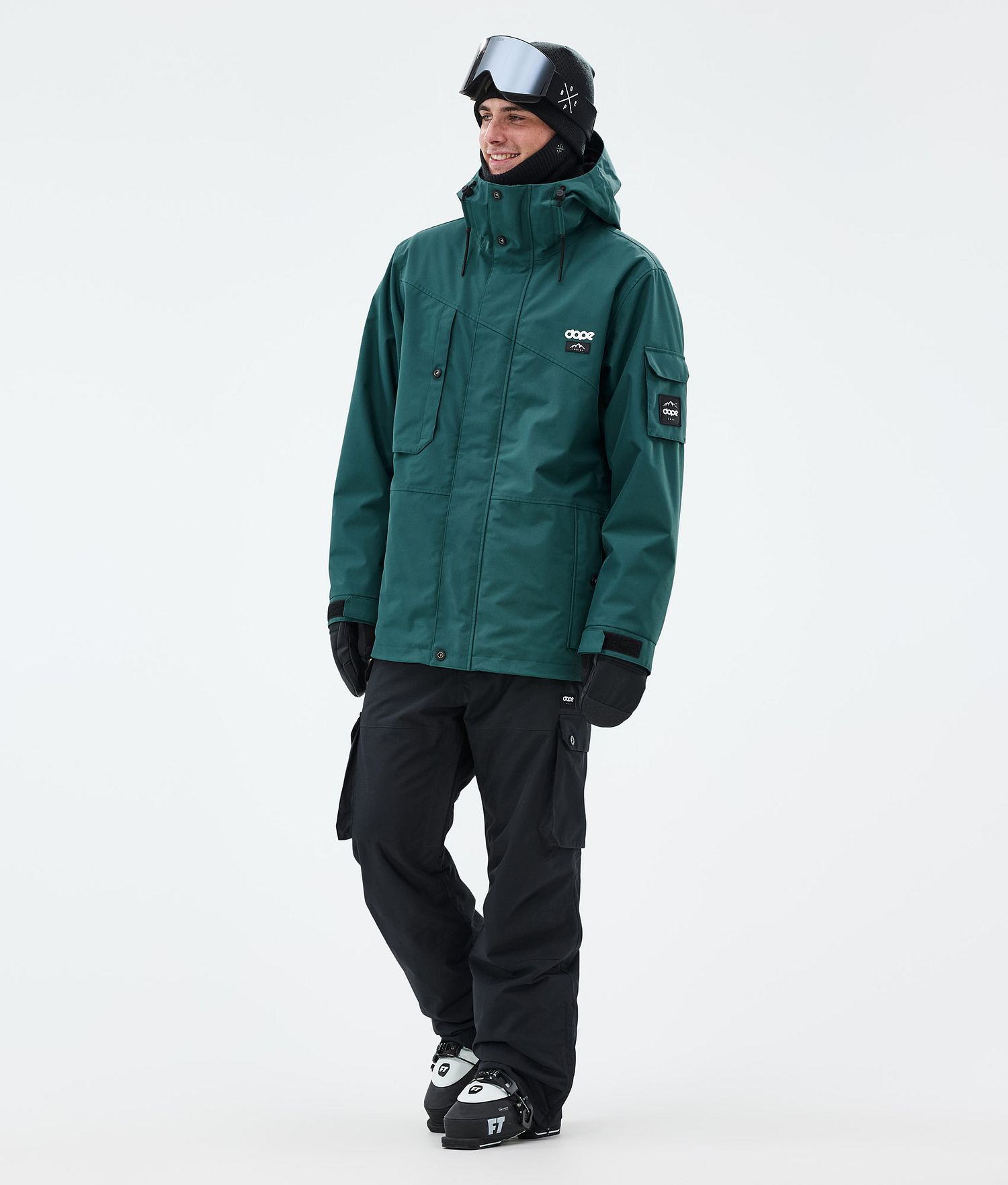 Dope Adept Ski Jacket Men Bottle Green