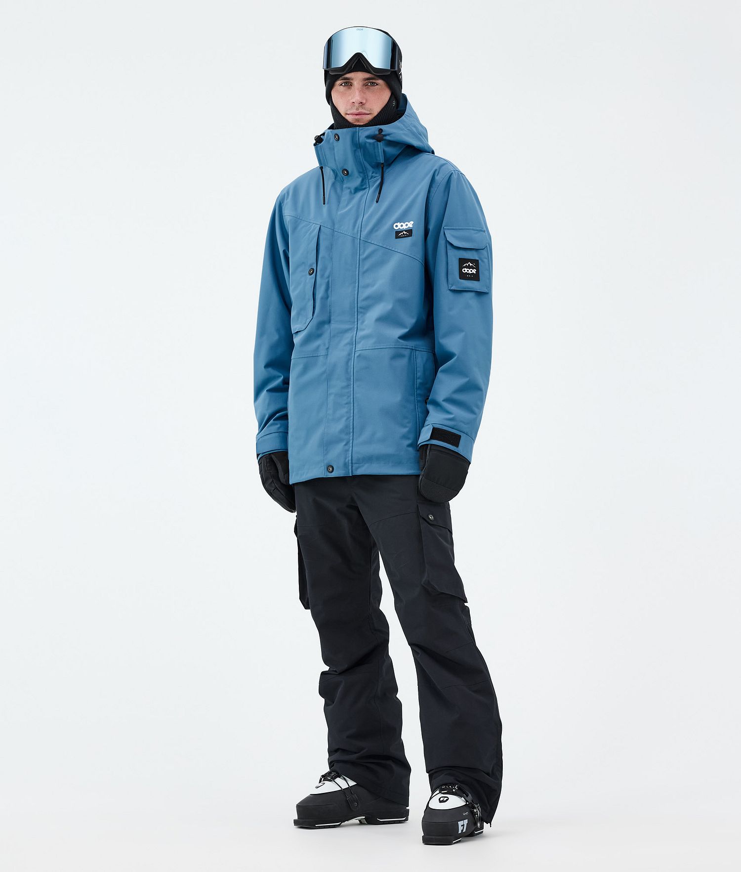 Dope Adept Ski Jacket Men Blue Steel