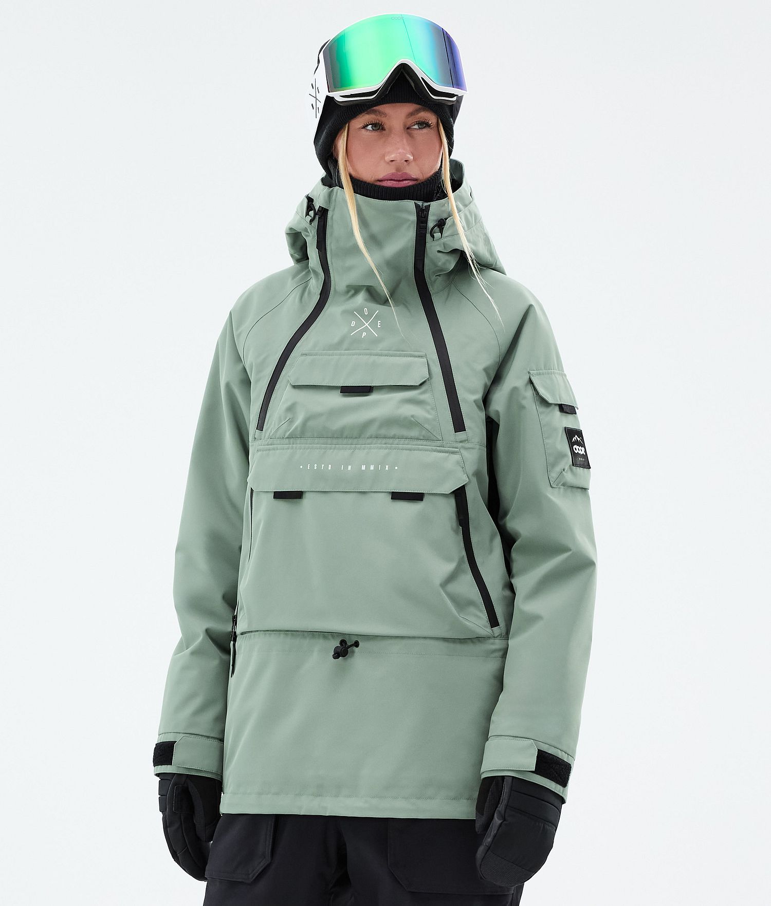 Dope Akin W Snowboard Jacket Women Faded Green Dope Akin W Snowboard Jacket Women Faded Green