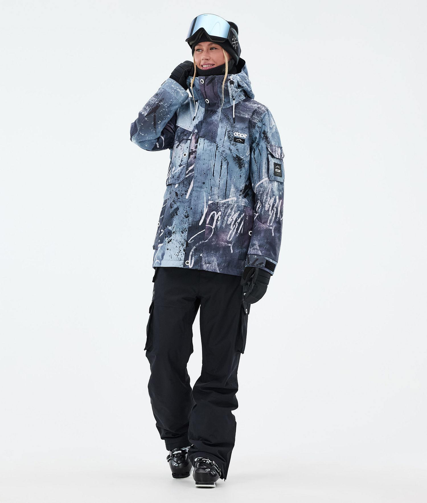 Dope Adept W Ski Outfit Women Punk Blue/Black