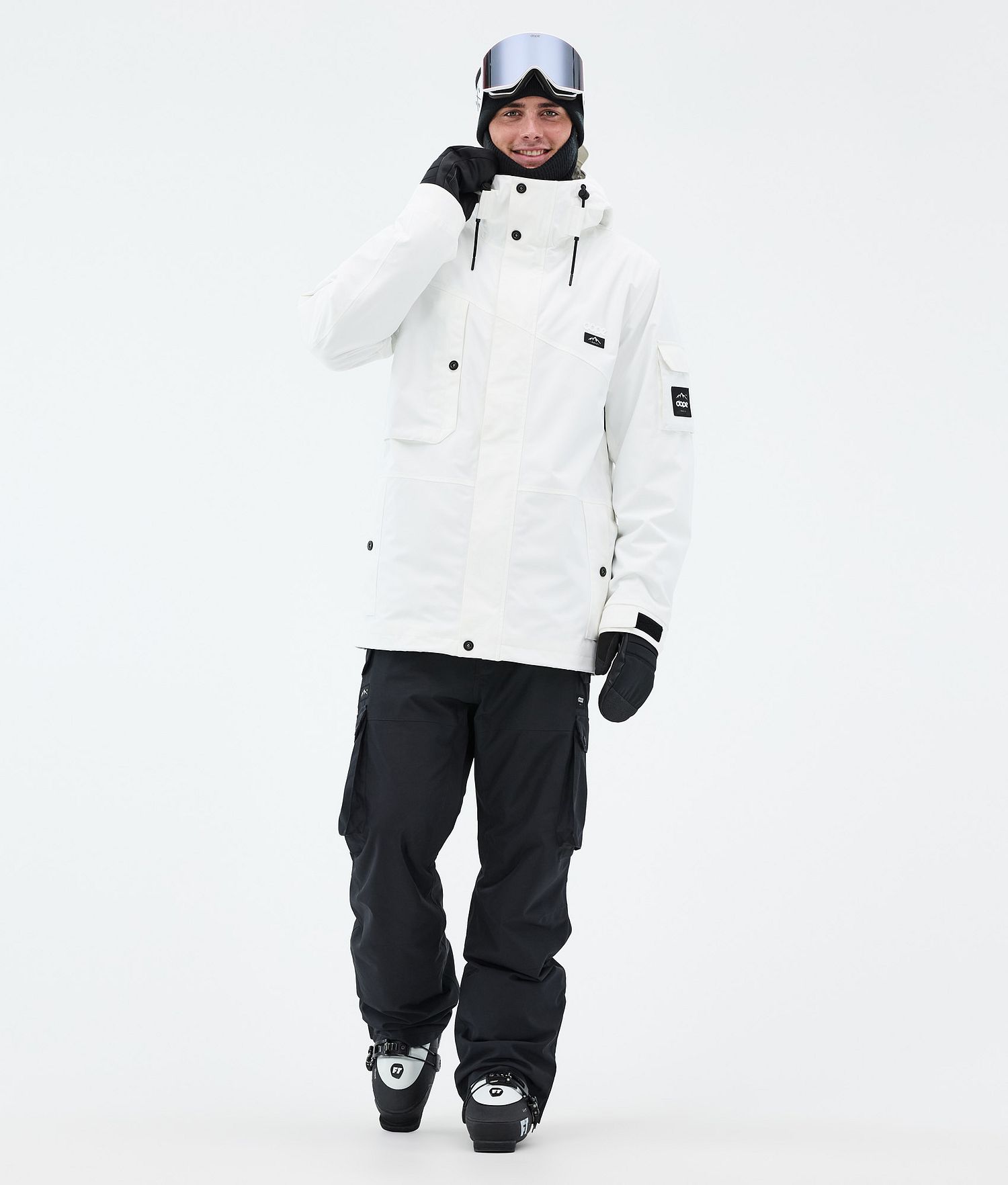 Dope Adept Ski Jacket Men Whitish