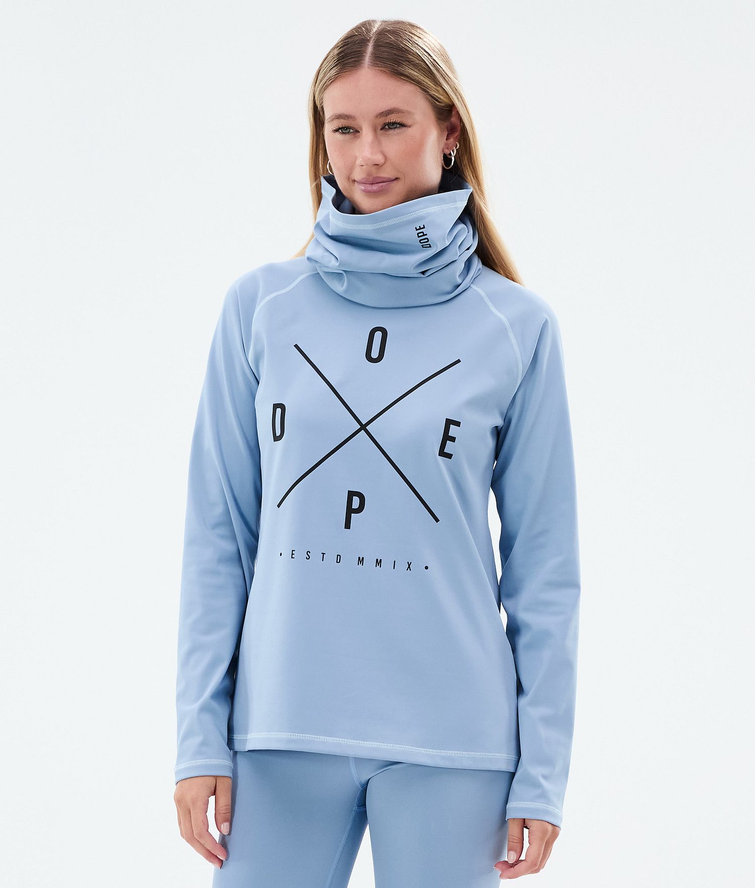 Dope Snuggle W Base Layer Top Women 2X-Up Light Blue Dope Snuggle W Base Layer Top Women 2X-Up Light Blue