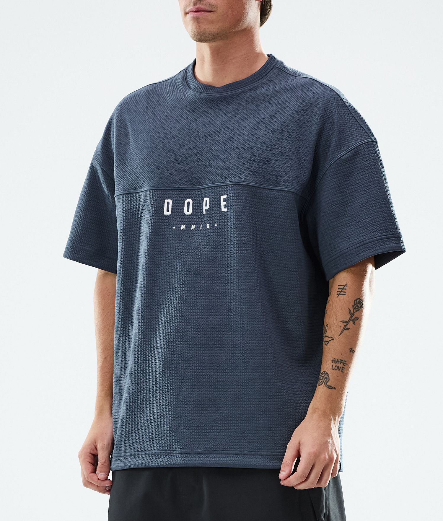 Dope Forge Midlayer T-shirt Men Metal Blue