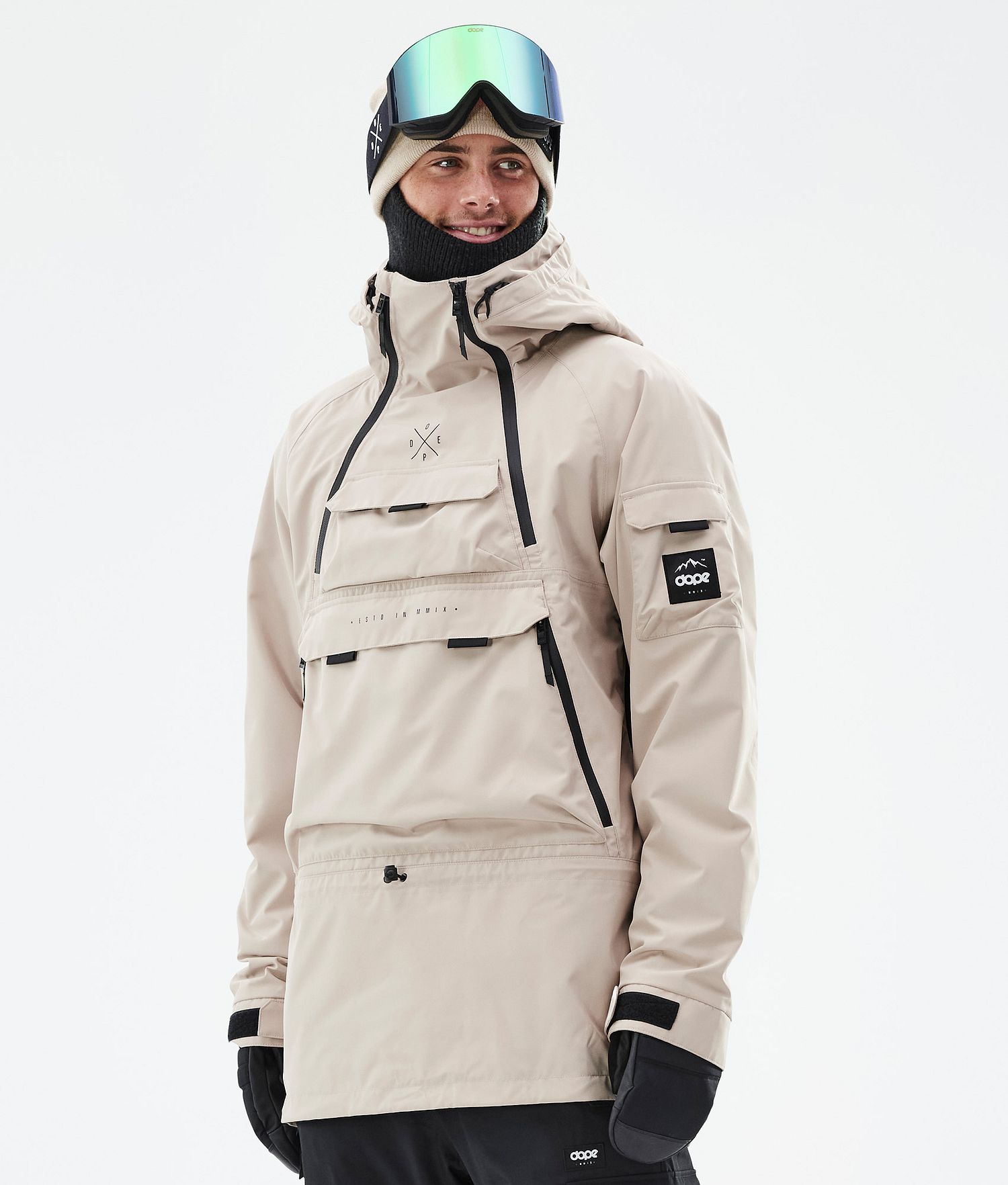 Dope Akin Snowboard Jacket Men Sand Renewed