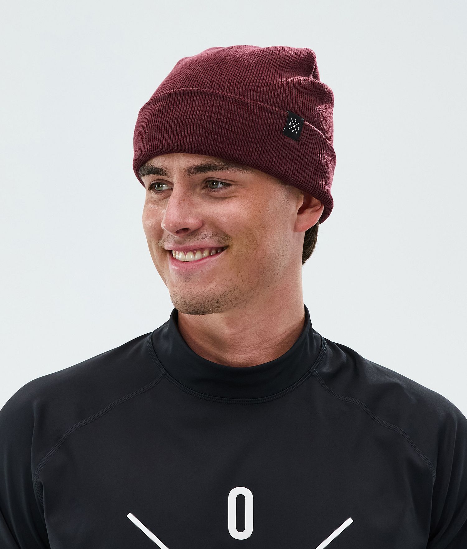 Dope Solitude Beanie Burgundy