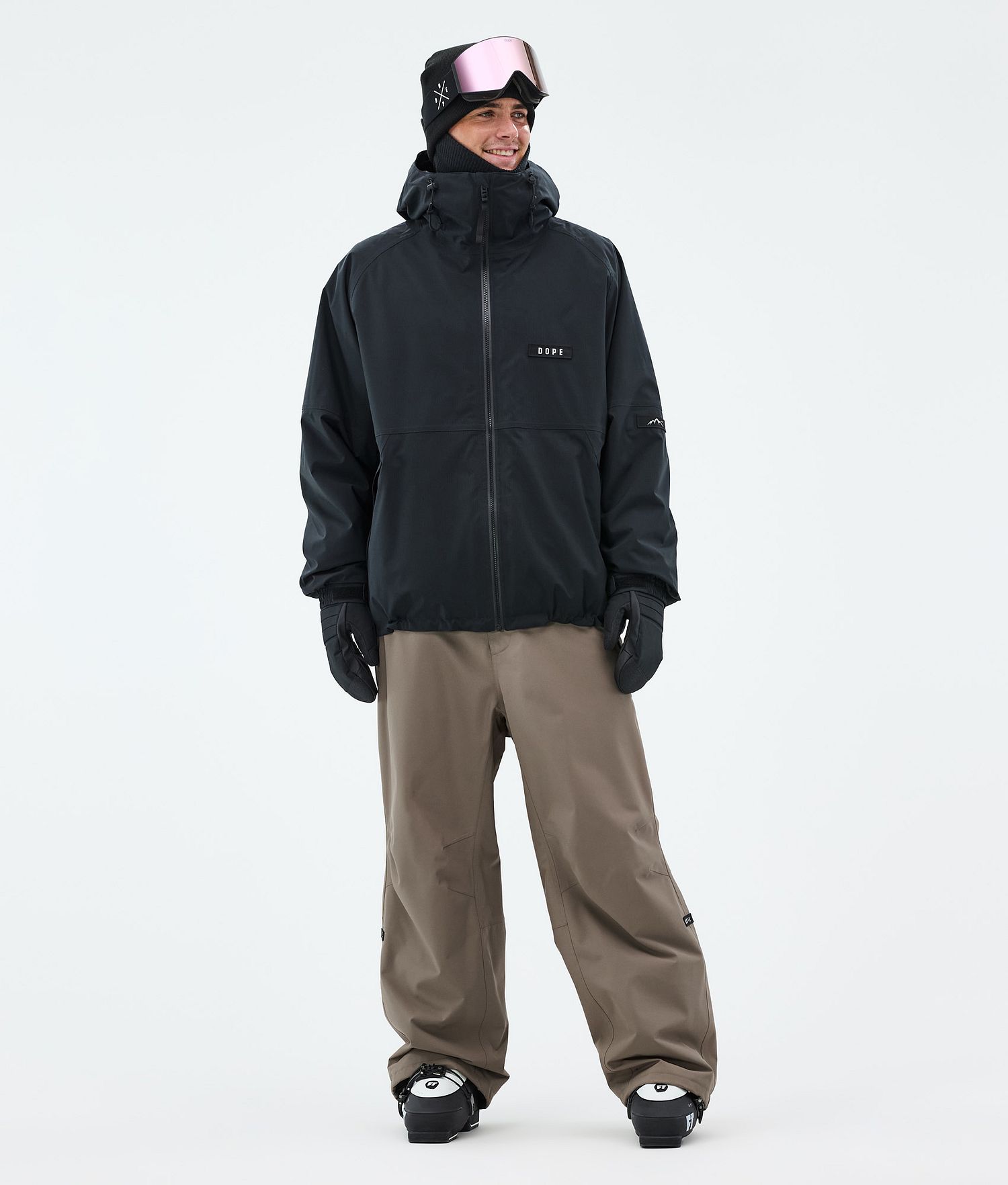 Dope Big Ski Pants Men Walnut