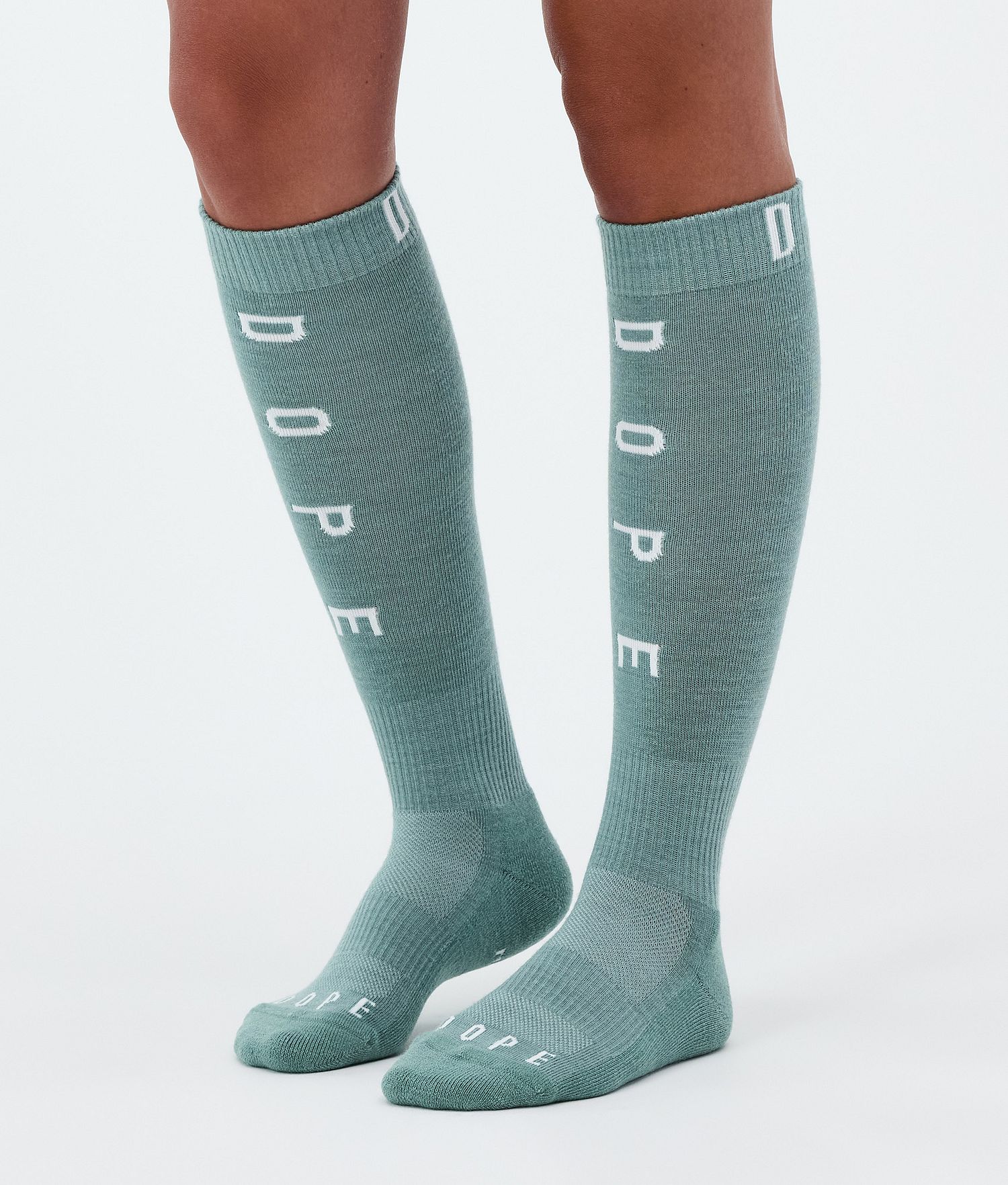 Dope Essential Ski Socks Faded Green Dope Essential Ski Socks Faded Green