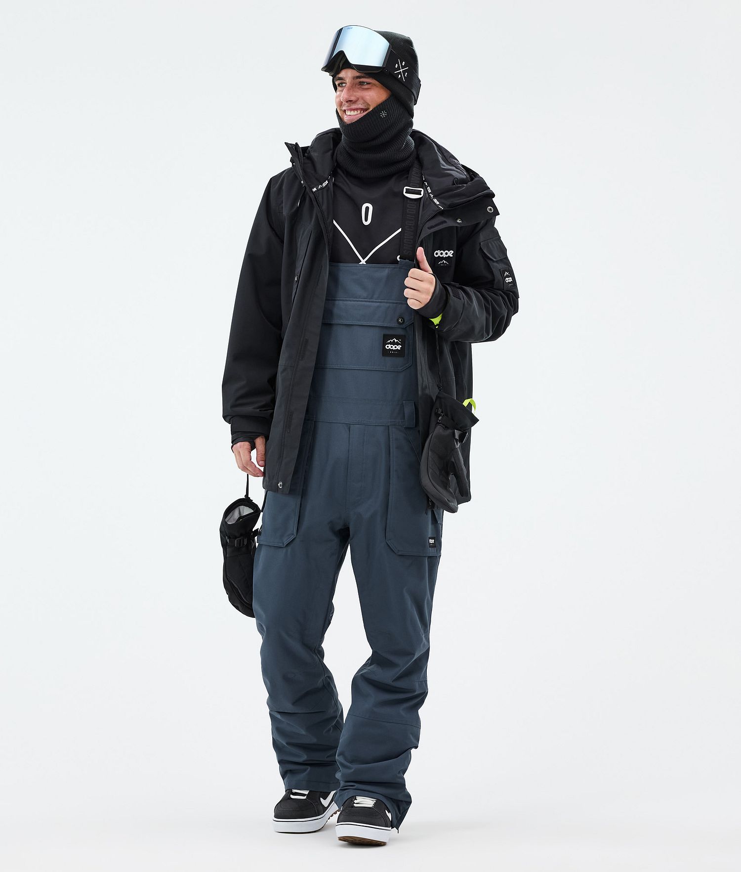 Dope Notorious B.I.B Snowboard Pants Men Metal Blue