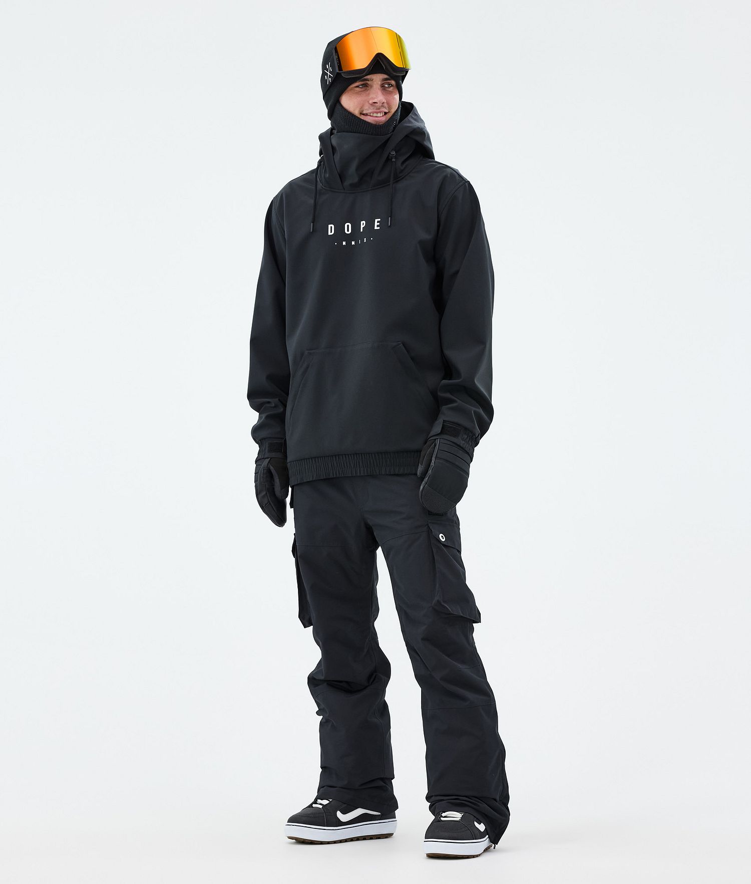 Dope Yeti Snowboard Outfit Men Black/Black