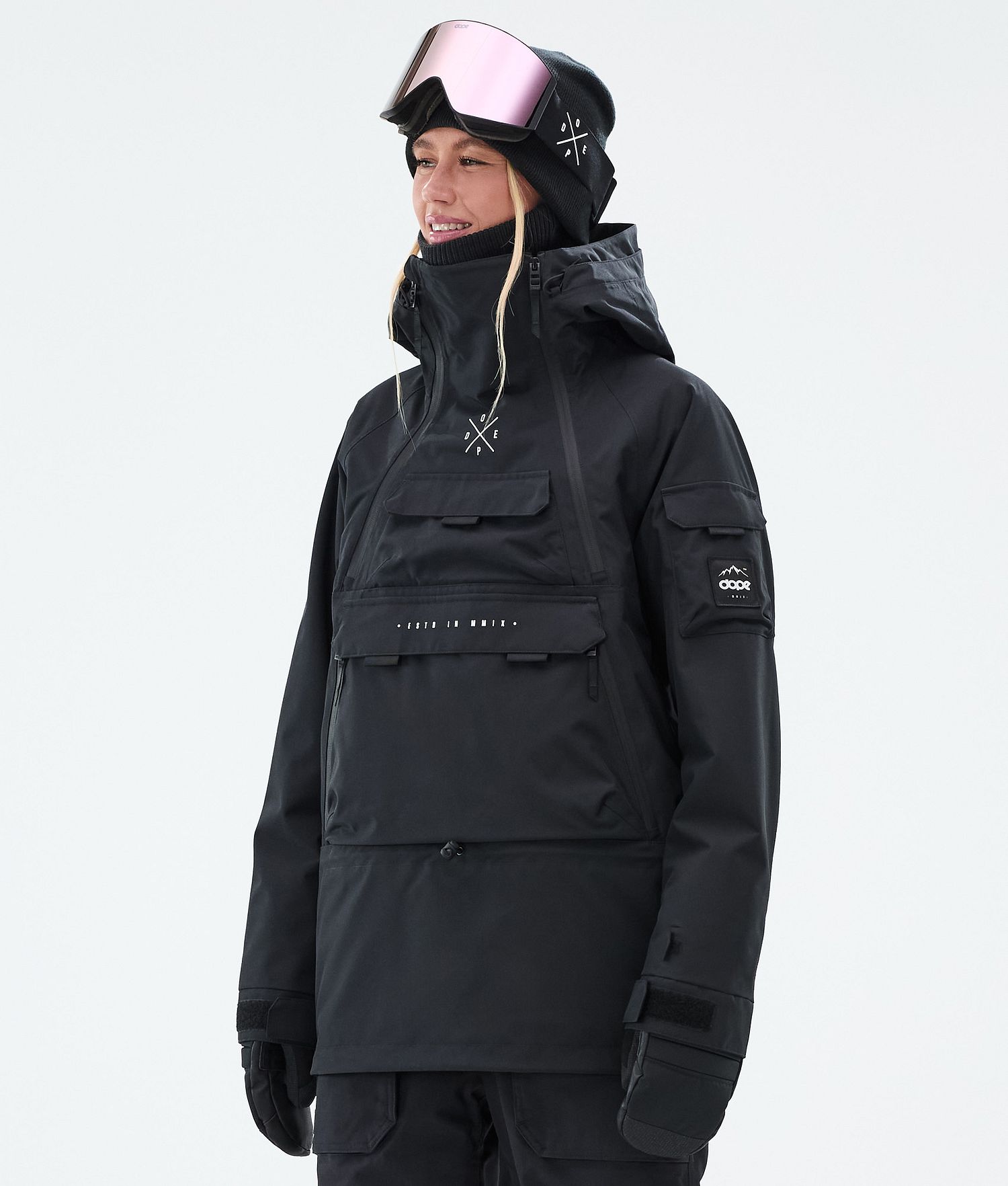 Dope Akin W Ski Jacket Women Black Dope Akin W Ski Jacket Women Black