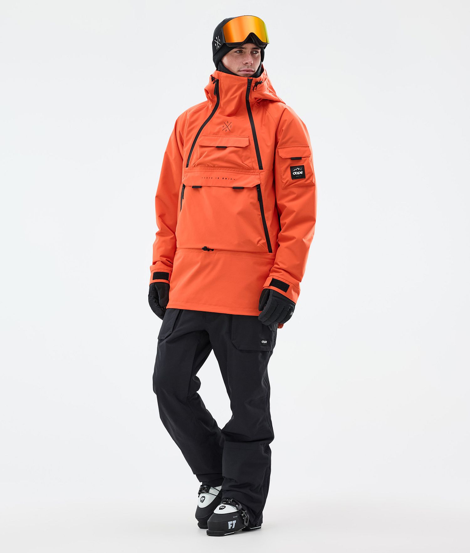 Dope Akin Ski Jacket Men Orange