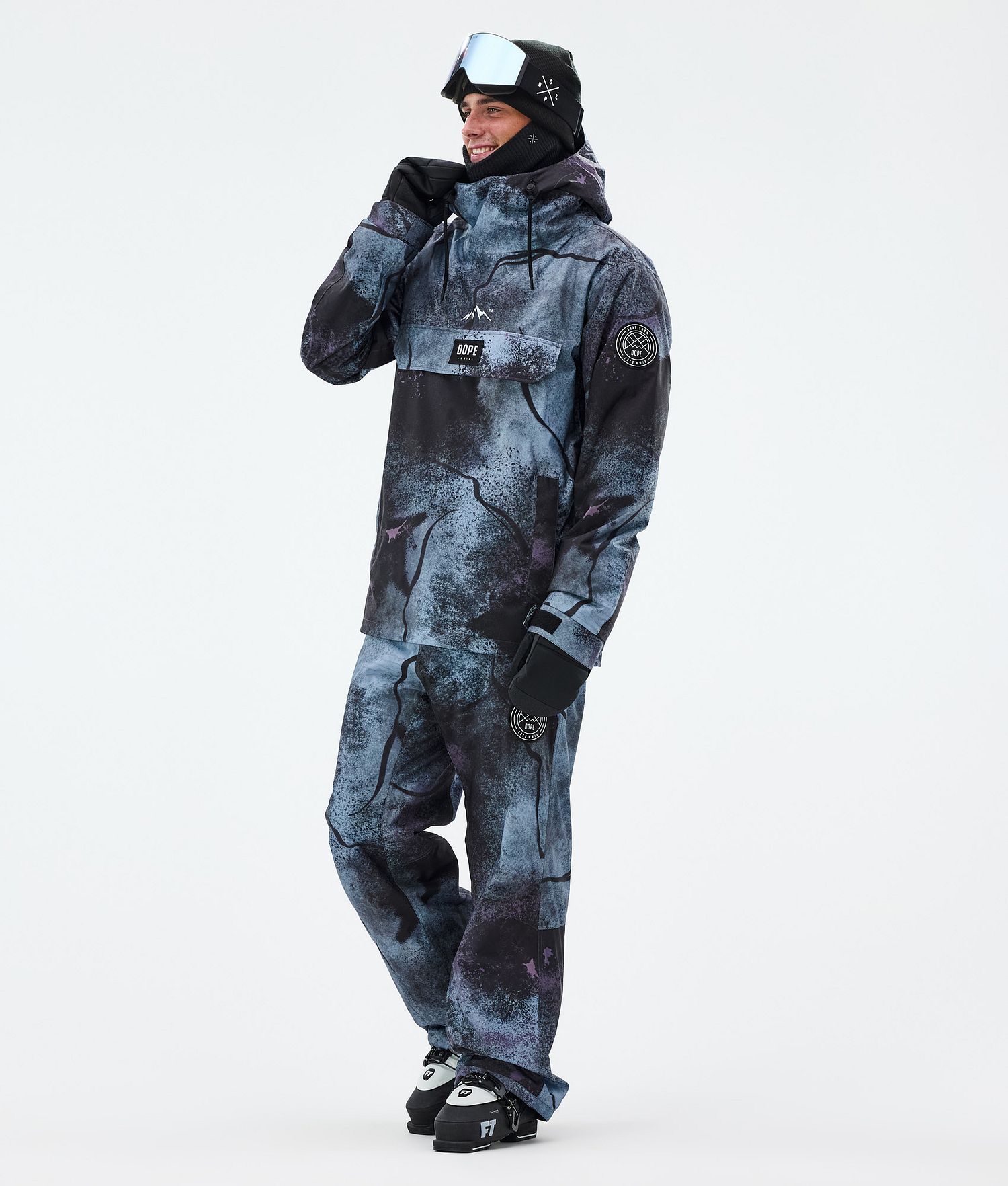 Dope Blizzard Ski Pants Men Jungle Purple