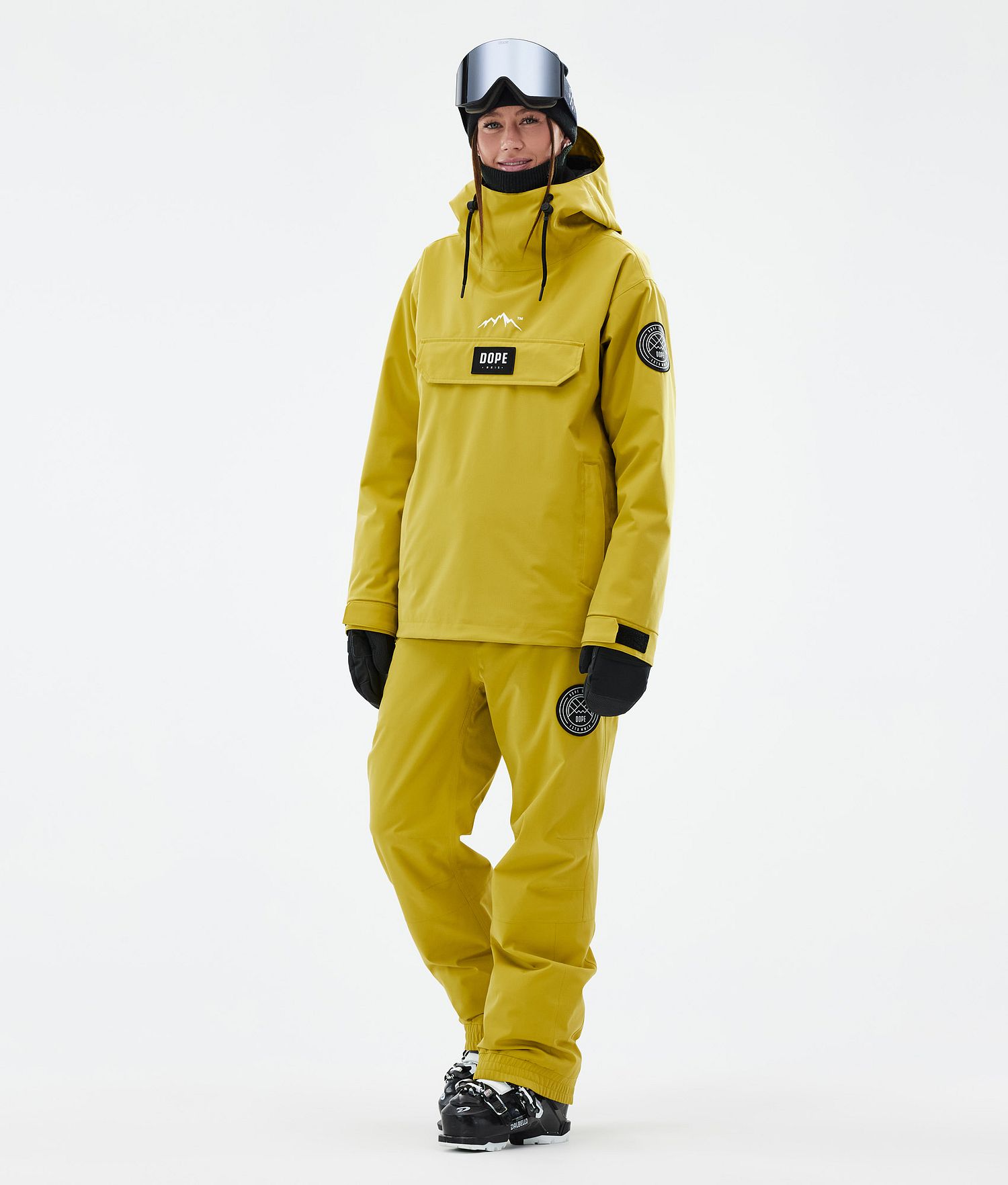Dope Blizzard W 2024 Ski Pants Women Yellow