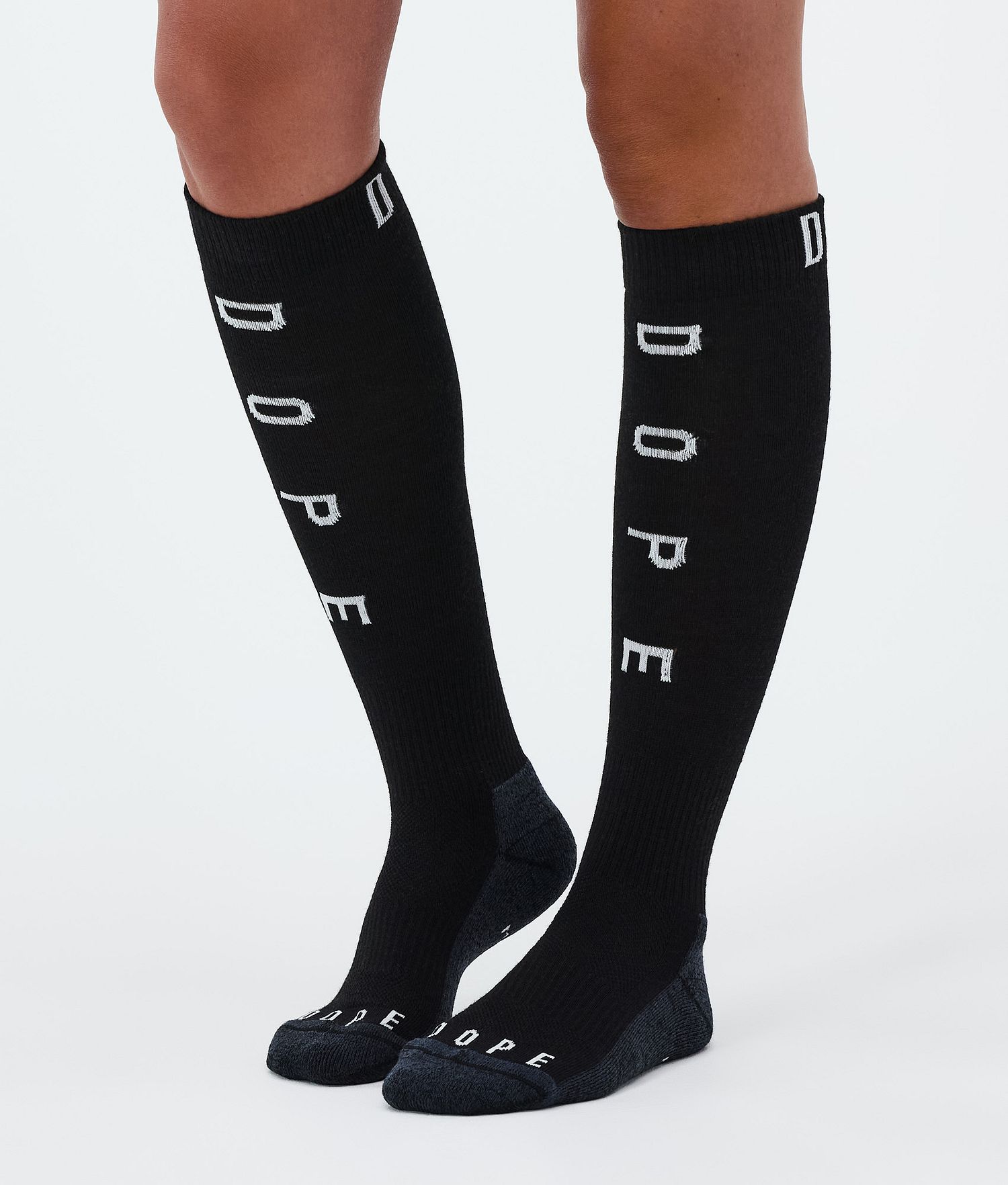 Dope Essential Ski Socks Black Dope Essential Ski Socks Black