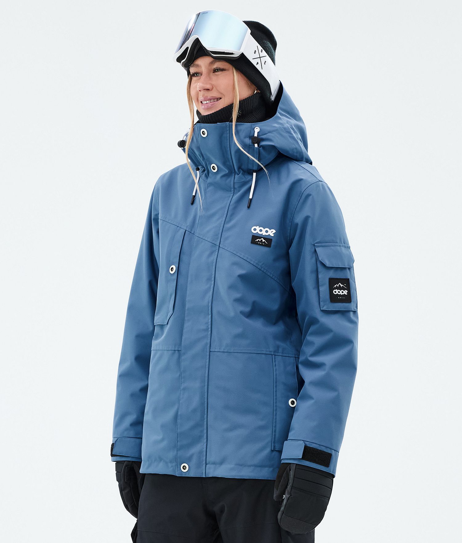 Dope Adept W Snowboard Jacket Women Blue Steel Dope Adept W Snowboard Jacket Women Blue Steel