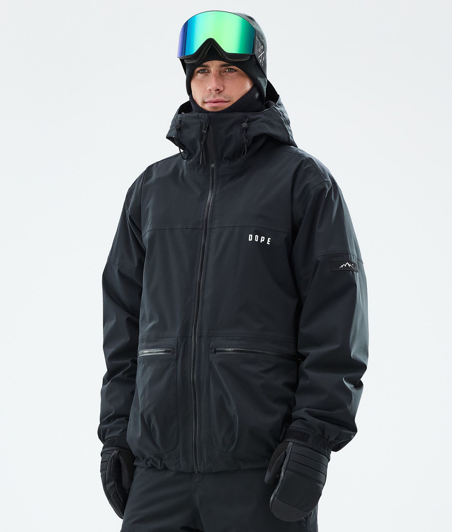 Dope Vertex Snowboard Jacket Men Black Dope Vertex Snowboard Jacket Men Black