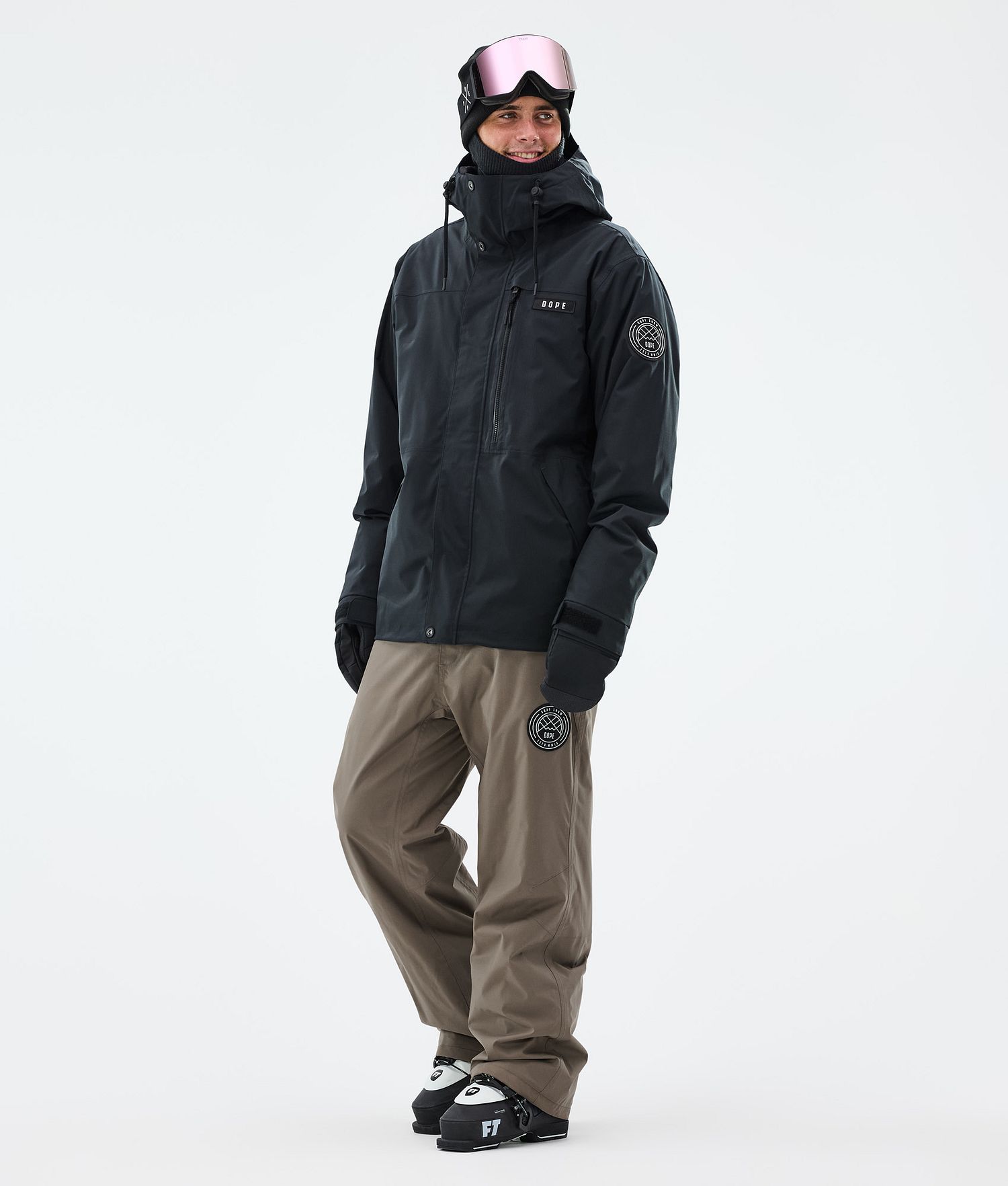 Dope Blizzard Ski Pants Men Walnut