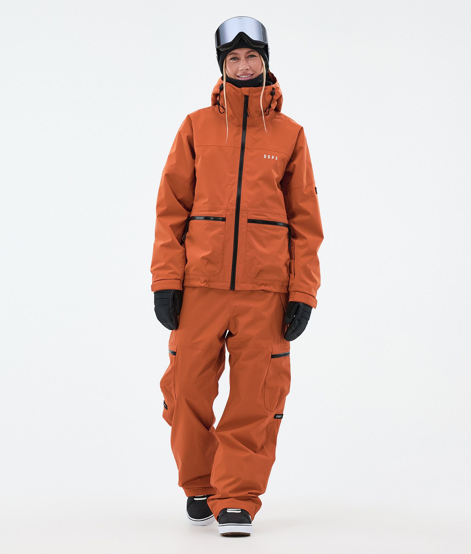 Dope Vertex W Snowboard Jacket Women Burned Orange