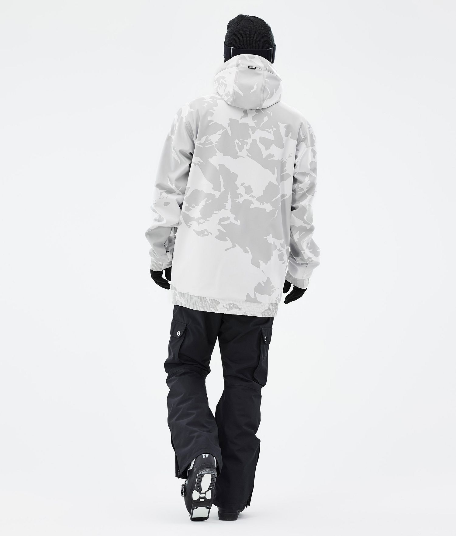 Dope Yeti Ski Outfit Men Grey Camo/Black