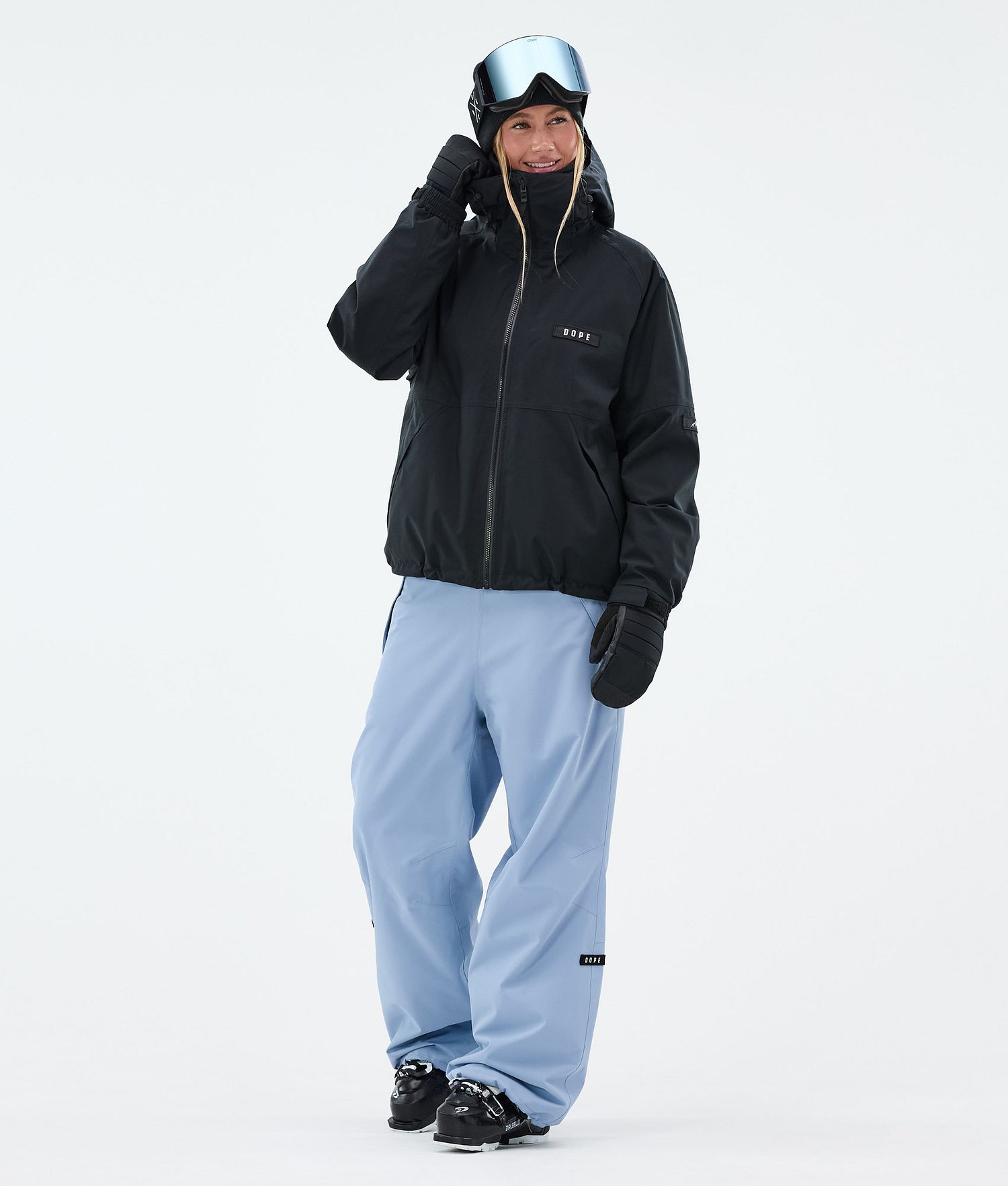 Dope Big W Ski Pants Women Light Blue
