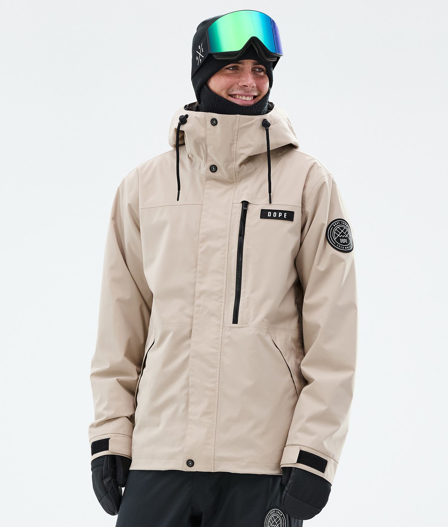 Dope Blizzard Full Zip Snowboard Jacket Men Sand