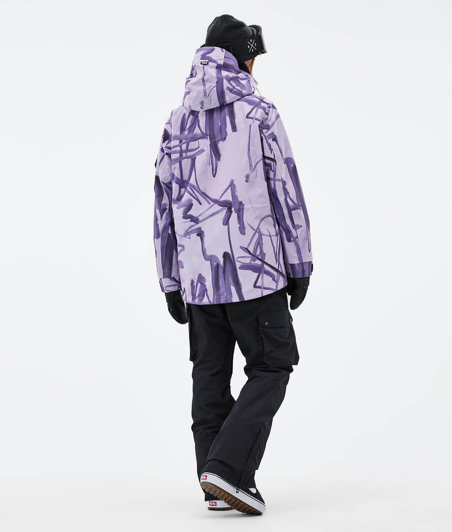 Dope Adept W Snowboard Outfit Women Scribble Purple/Black