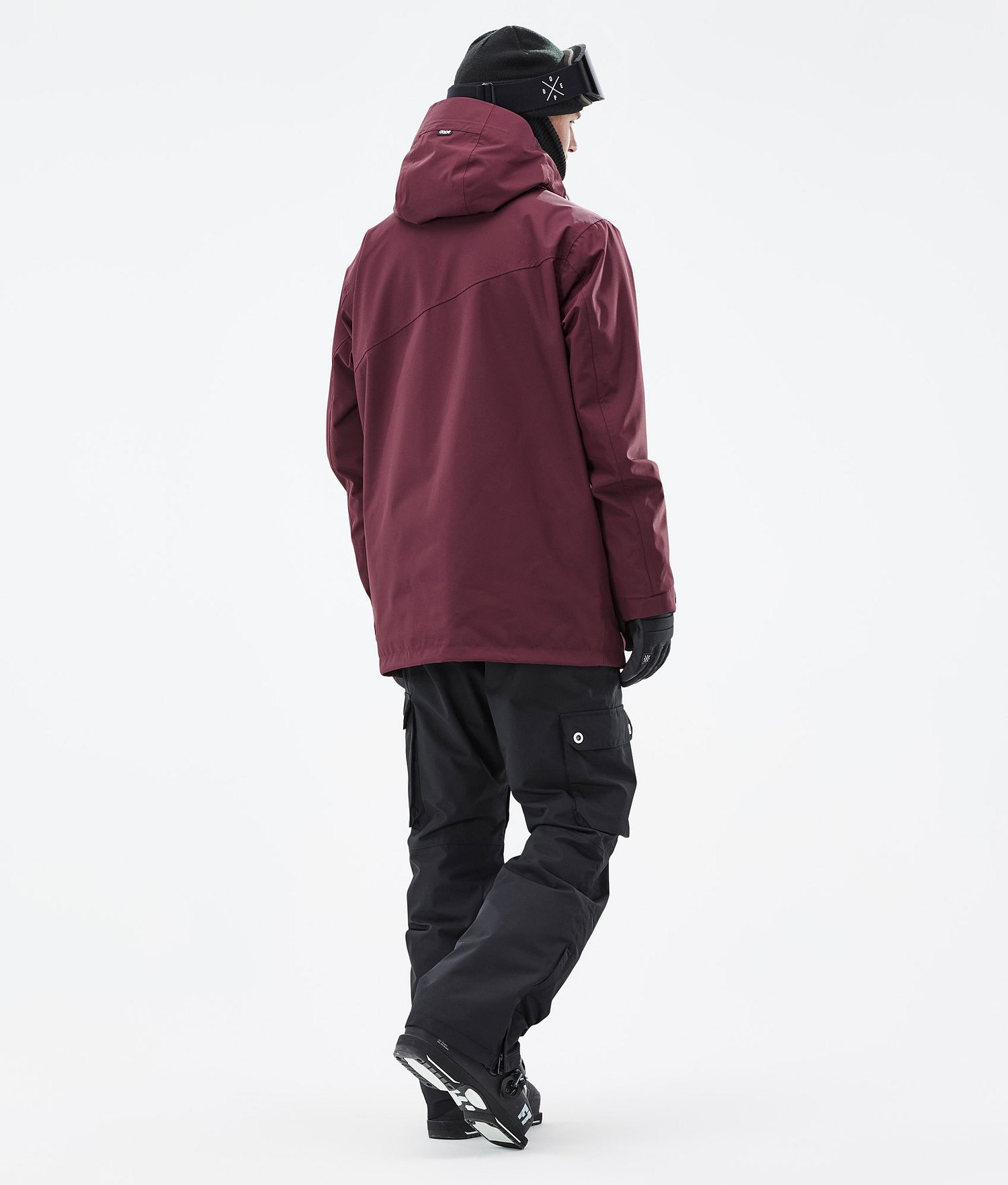 Dope Adept Ski Outfit Men Burgundy/Black