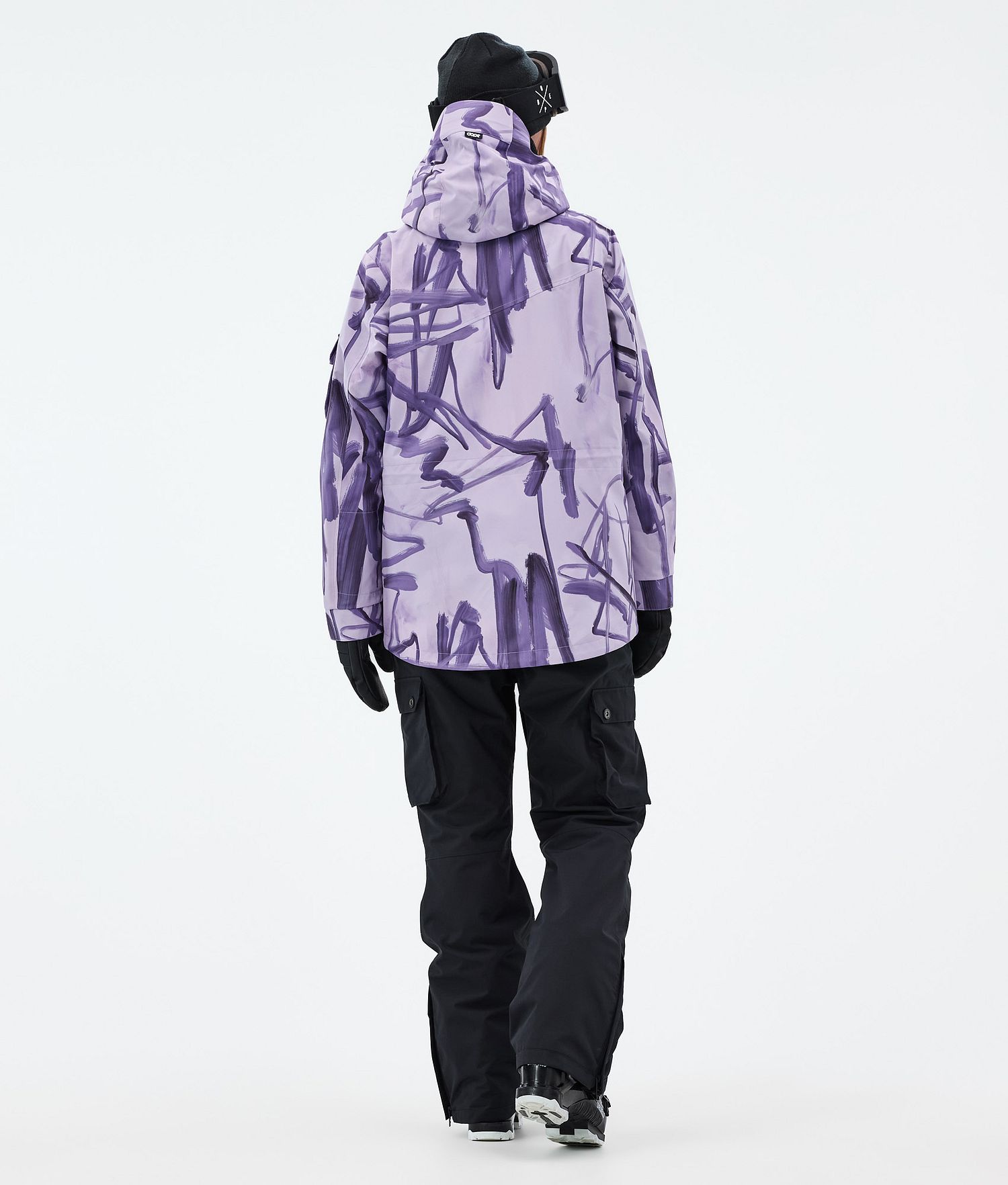 Dope Adept W Ski Jacket Women Scribble Purple