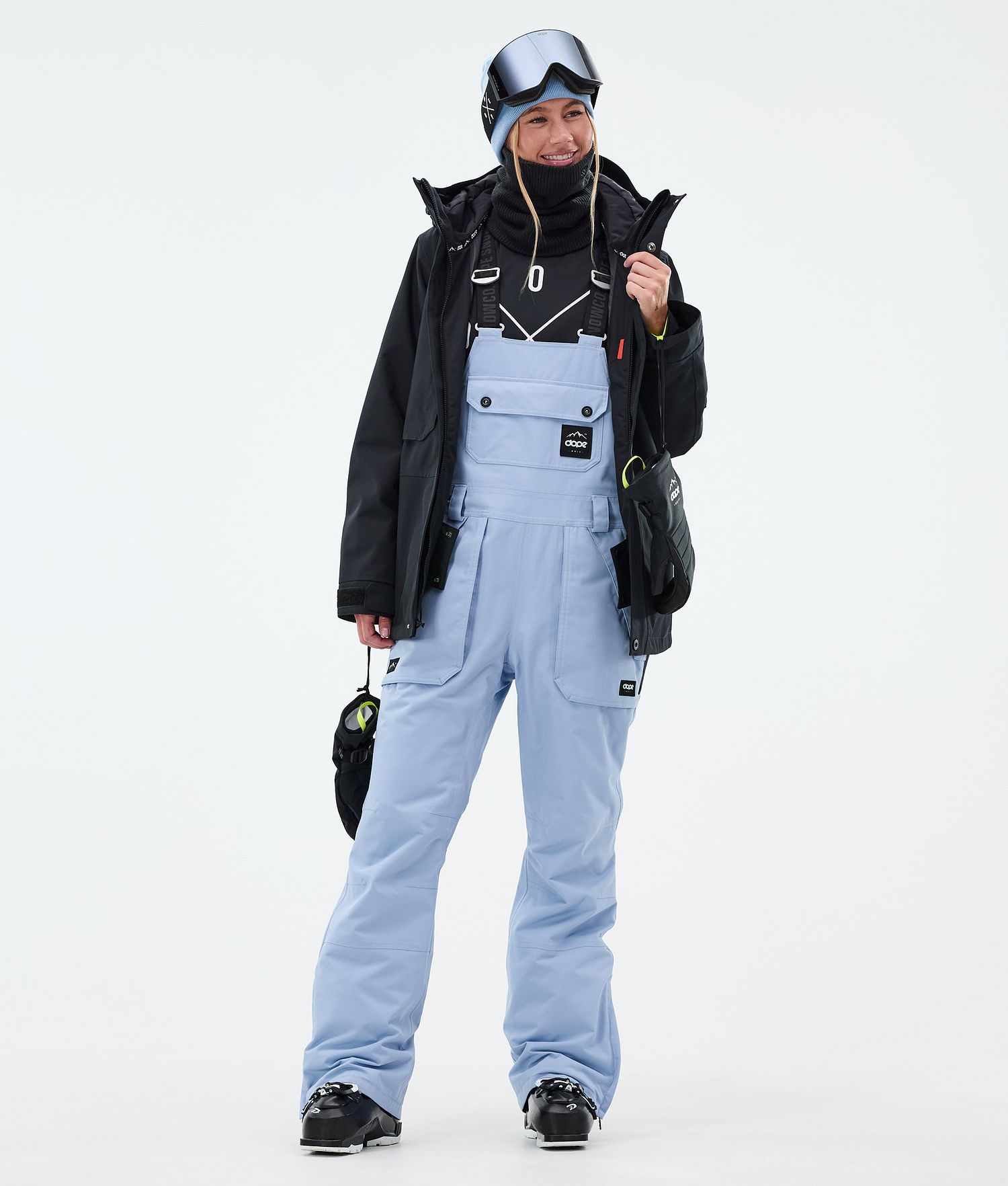 Dope Notorious B.I.B W Ski Pants Women Light Blue
