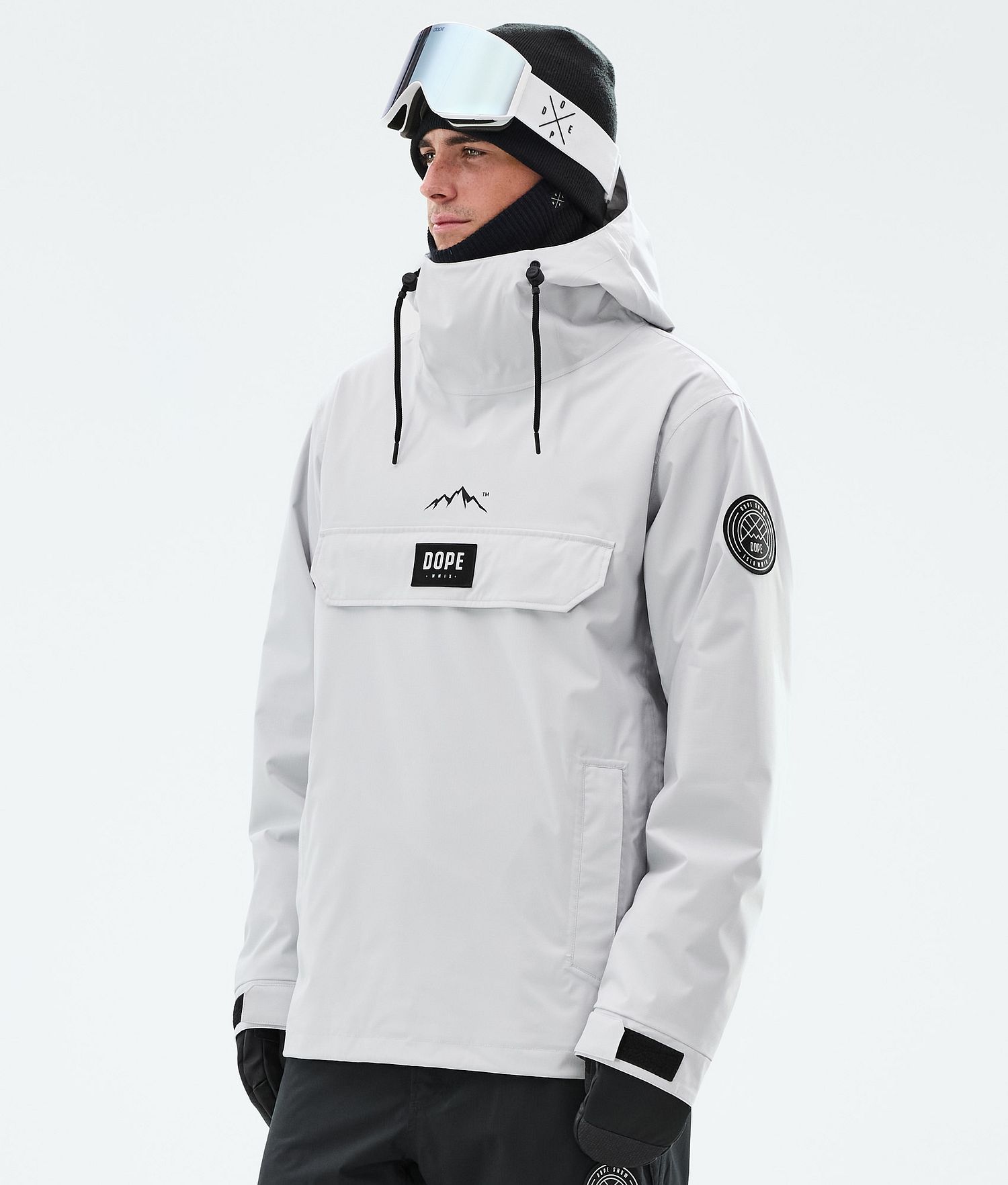 Dope Blizzard Ski Jacket Men Light Grey
