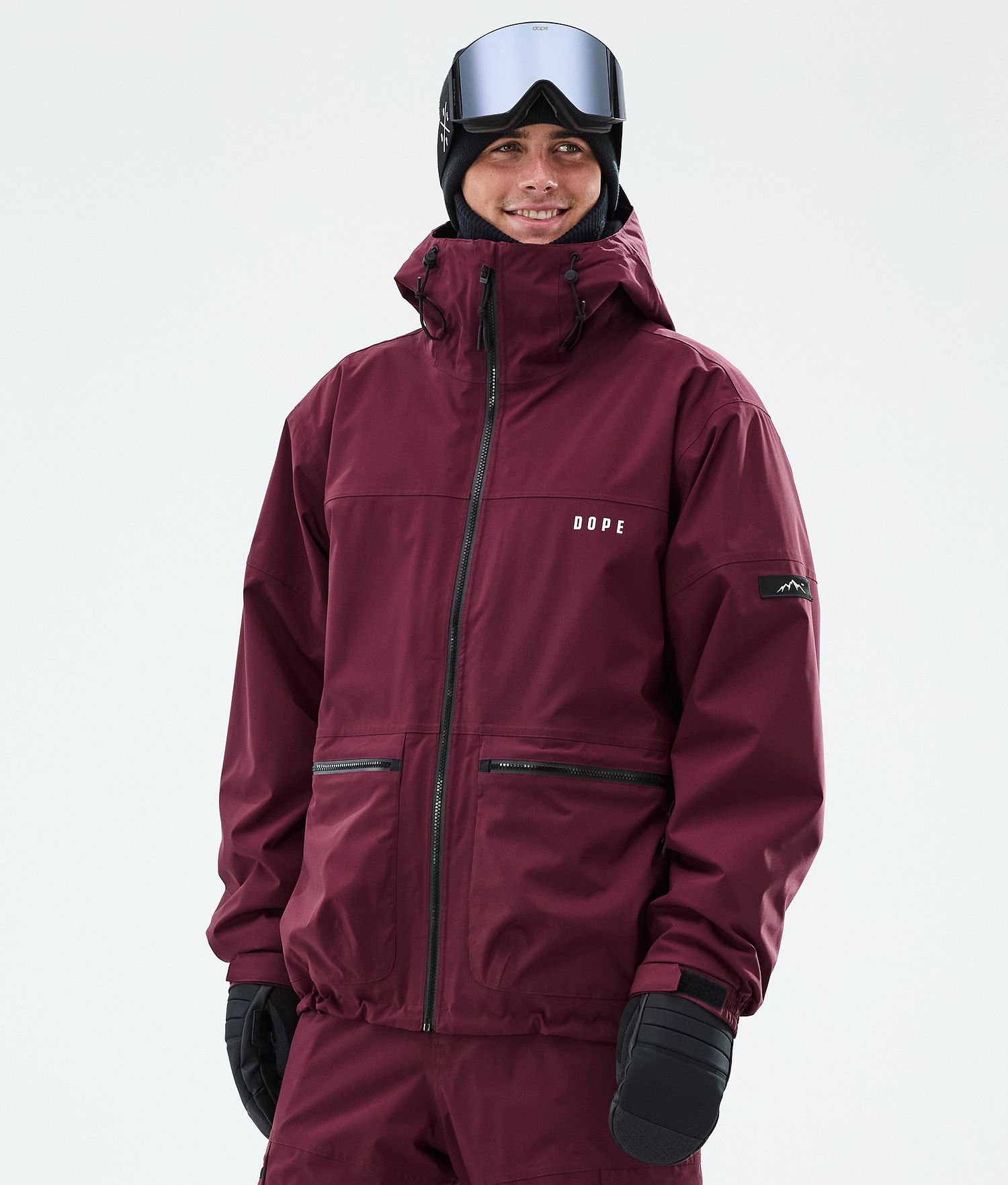 Dope Vertex Ski Jacket Men Burgundy