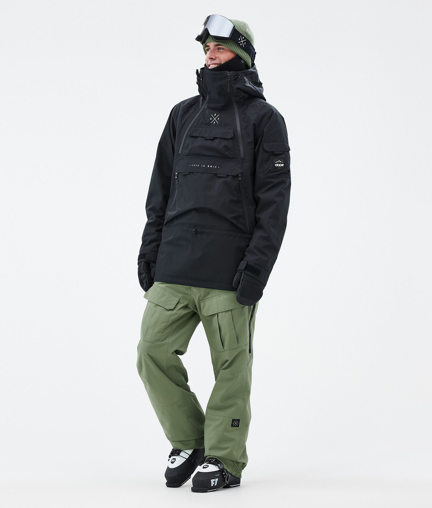 Dope Antek Ski Pants Men Moss Green