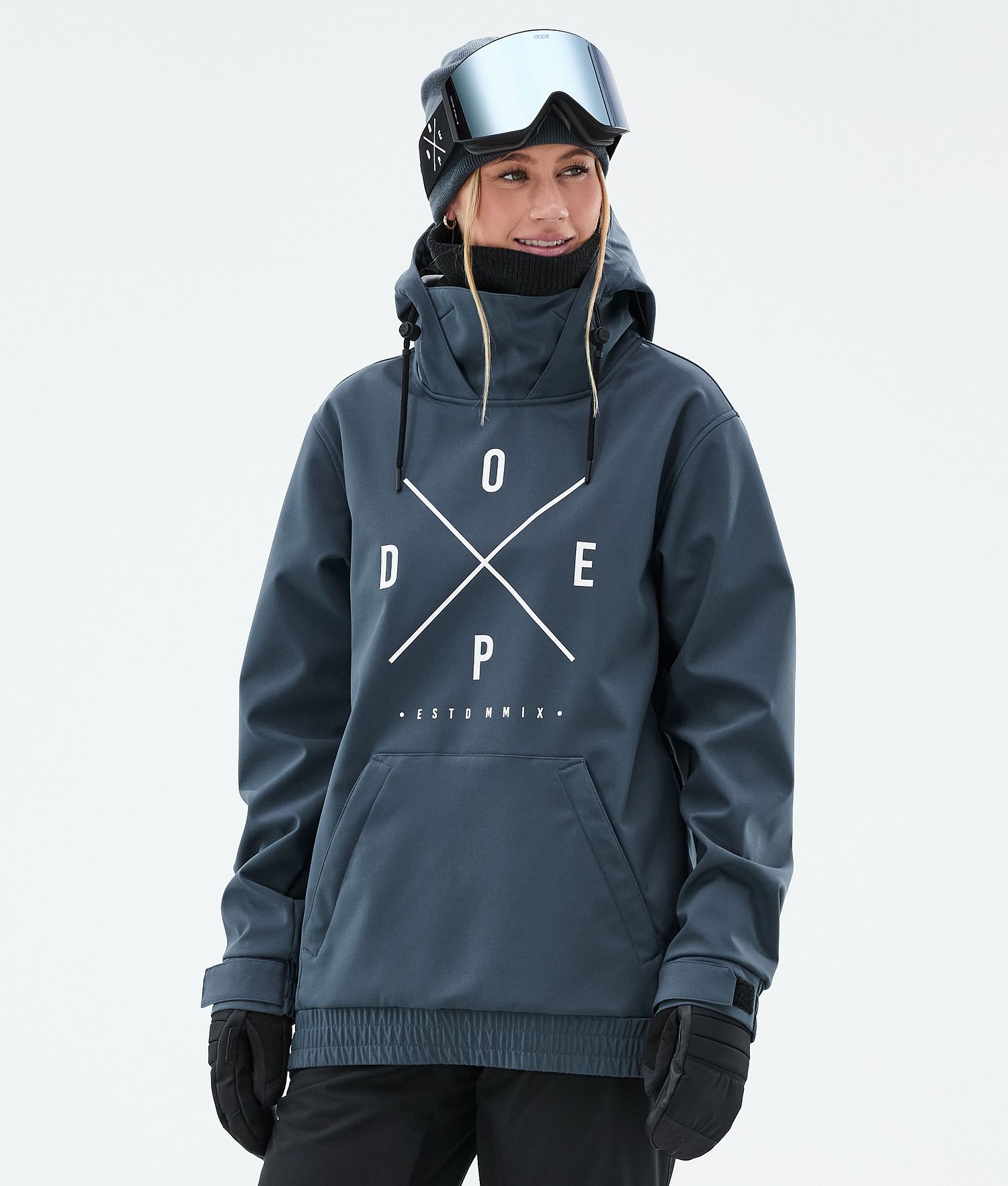 Dope Yeti W Snowboard Jacket Women 2X-Up Metal Blue Dope Yeti W Snowboard Jacket Women 2X-Up Metal Blue