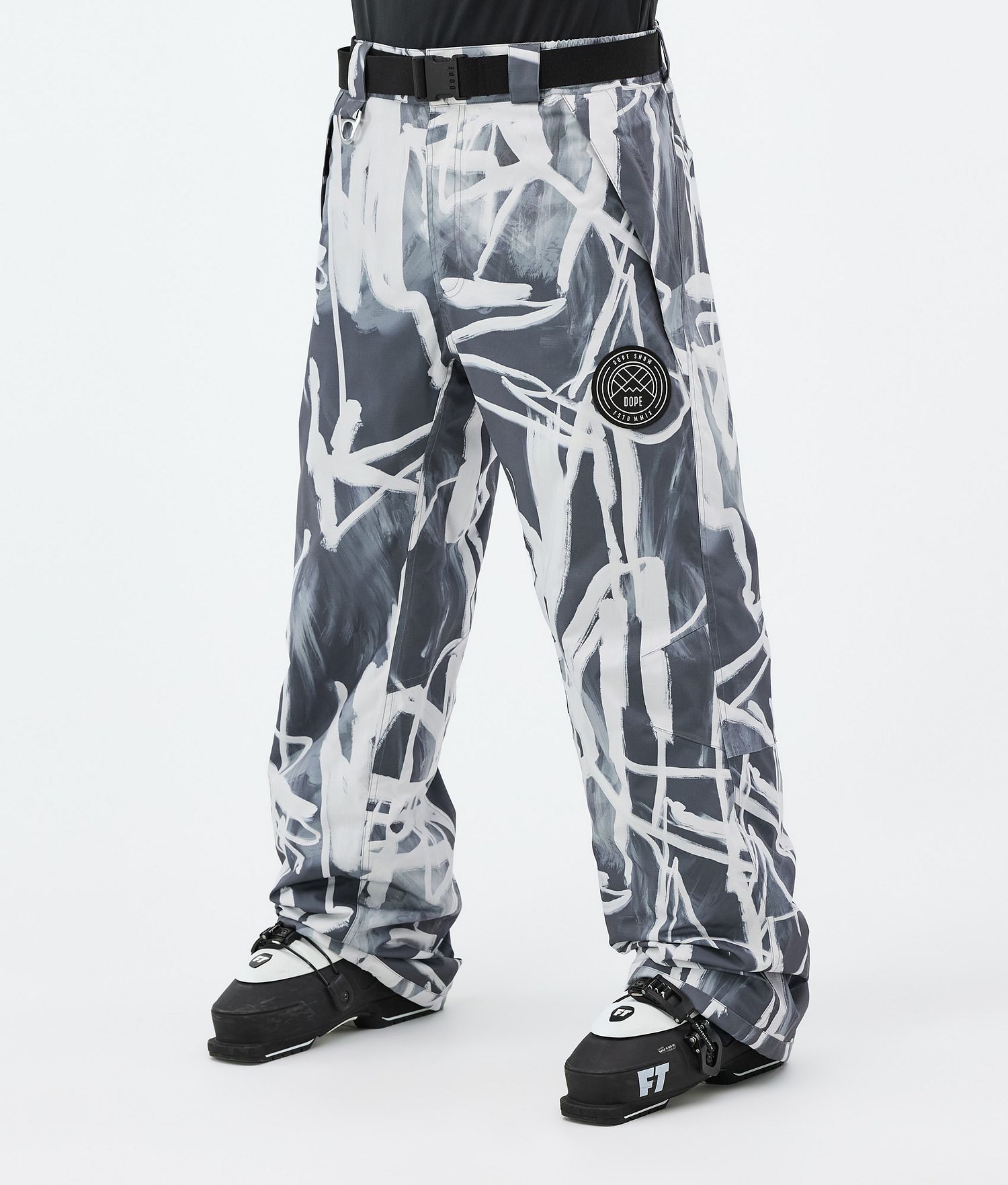 Dope Blizzard Ski Pants Men Scribble Black Dope Blizzard Ski Pants Men Scribble Black