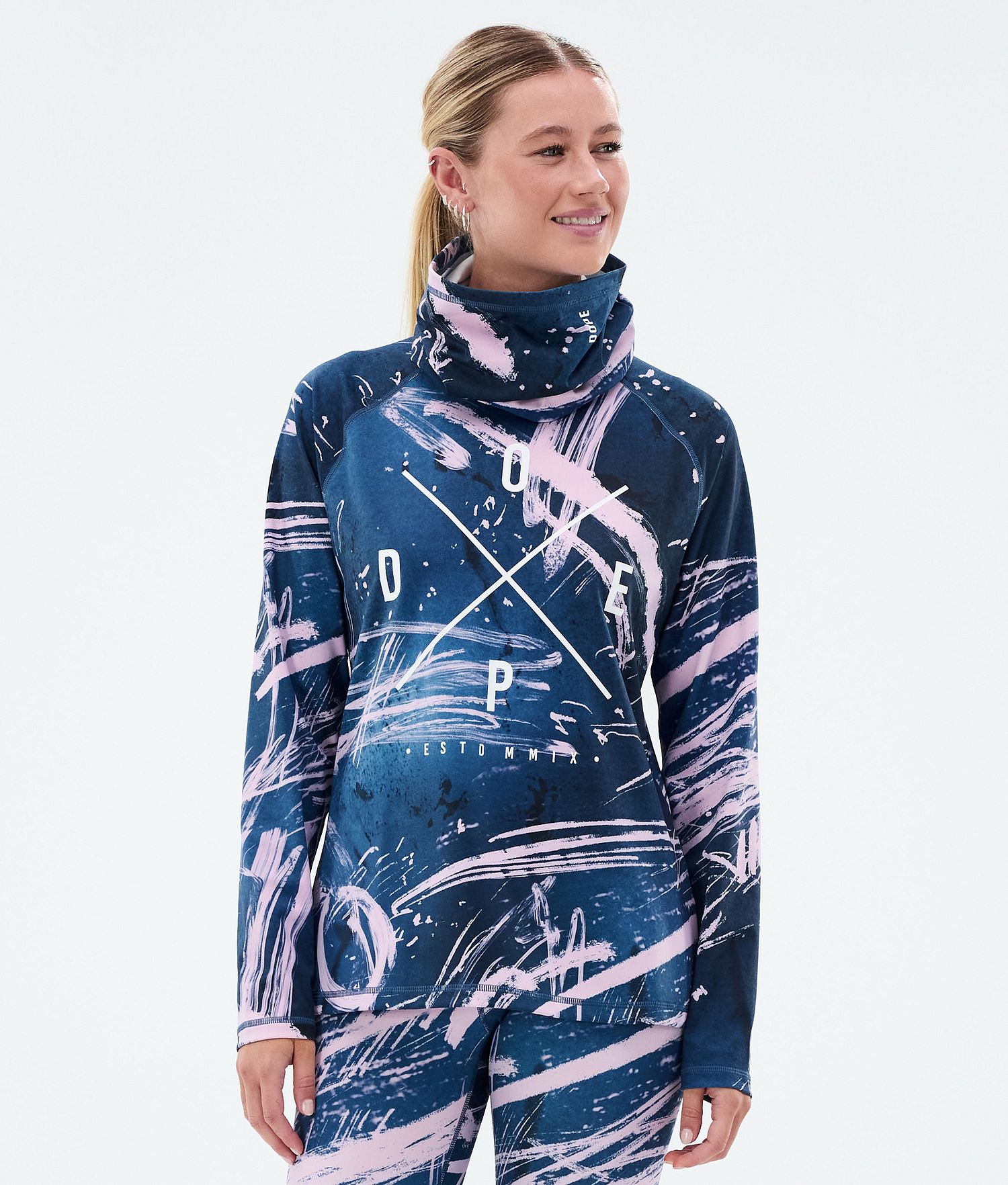 Dope Snuggle W Base Layer Top Women 2X-Up Carvings Pink Dope Snuggle W Base Layer Top Women 2X-Up Carvings Pink