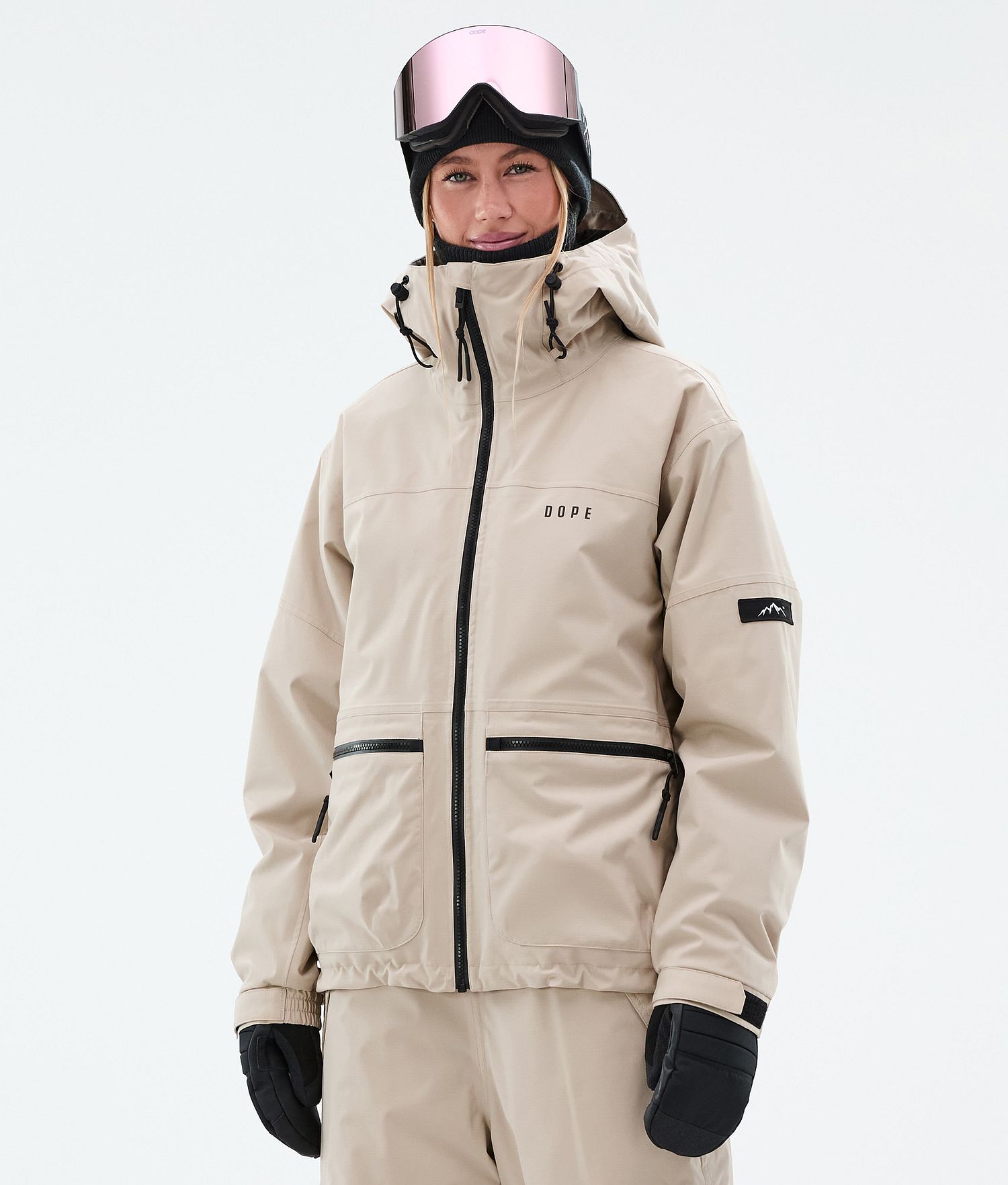Dope Vertex W Snowboard Jacket Women Sand Dope Vertex W Snowboard Jacket Women Sand