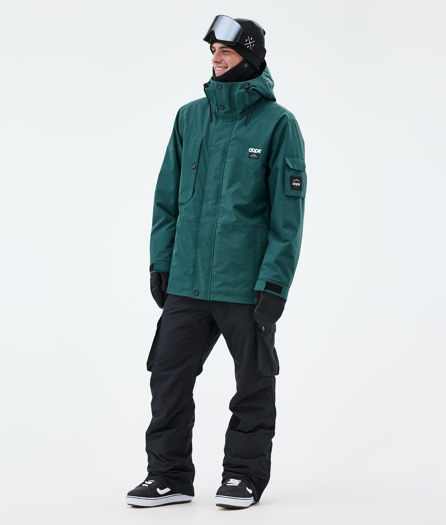 Dope Adept Snowboard Jacket Men Bottle Green
