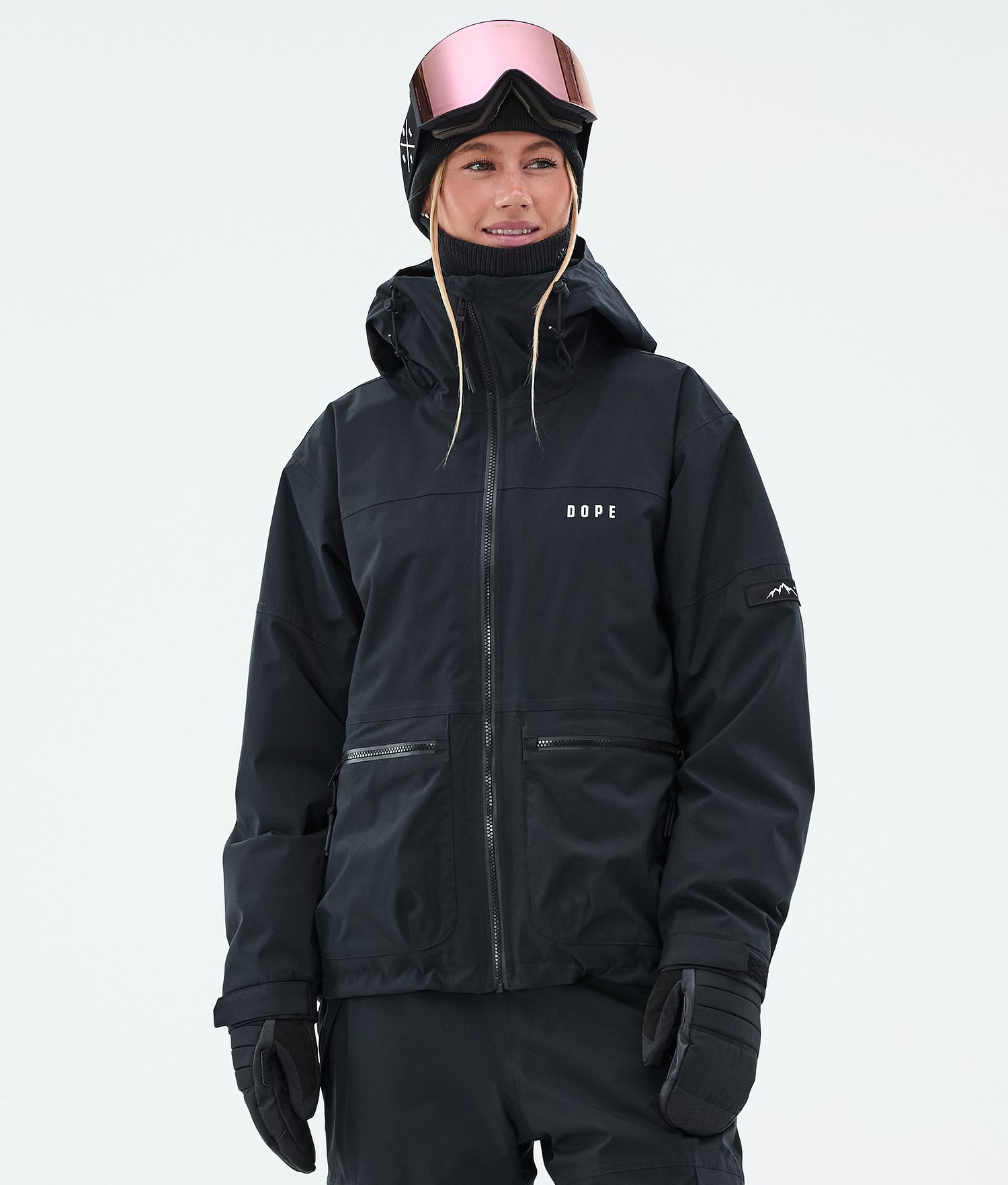Dope Vertex W Snowboard Jacket Women Black Dope Vertex W Snowboard Jacket Women Black