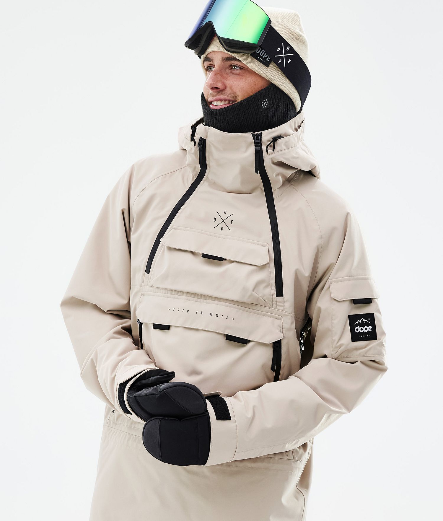 Dope Akin Snowboard Jacket Men Sand Renewed