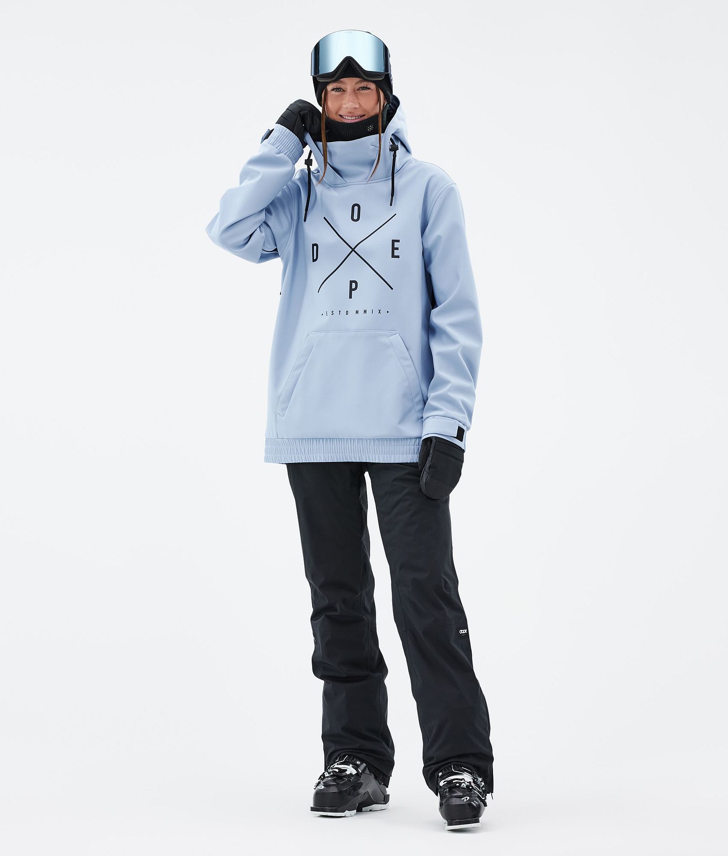 Dope Yeti W Ski Jacket Women 2X-Up Light Blue