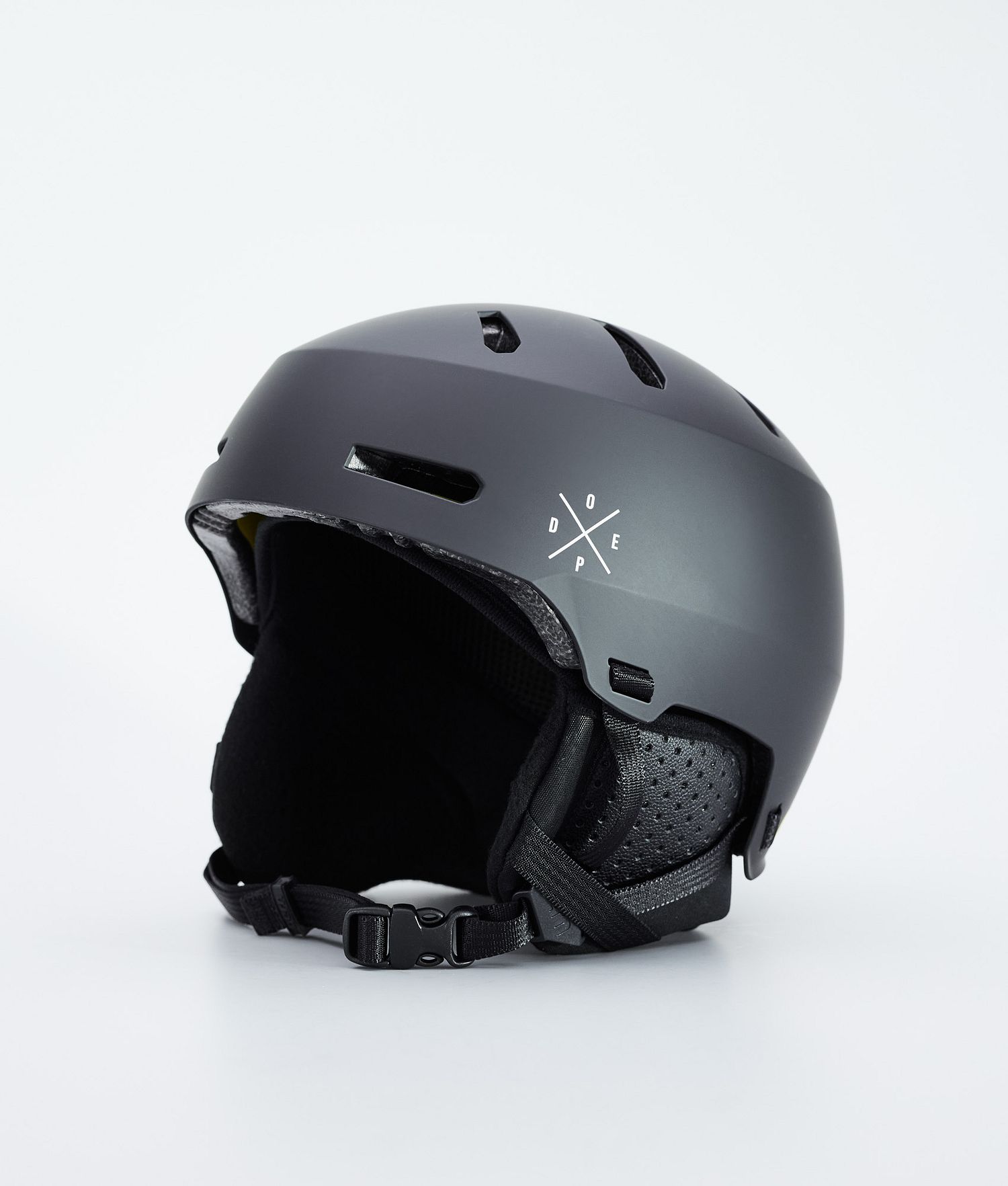 Dope Macon 2.0 MIPS Ski Helmet X-Up Matte Black w/ Black Dope Macon 2.0 MIPS Ski Helmet X-Up Matte Black w/ Black